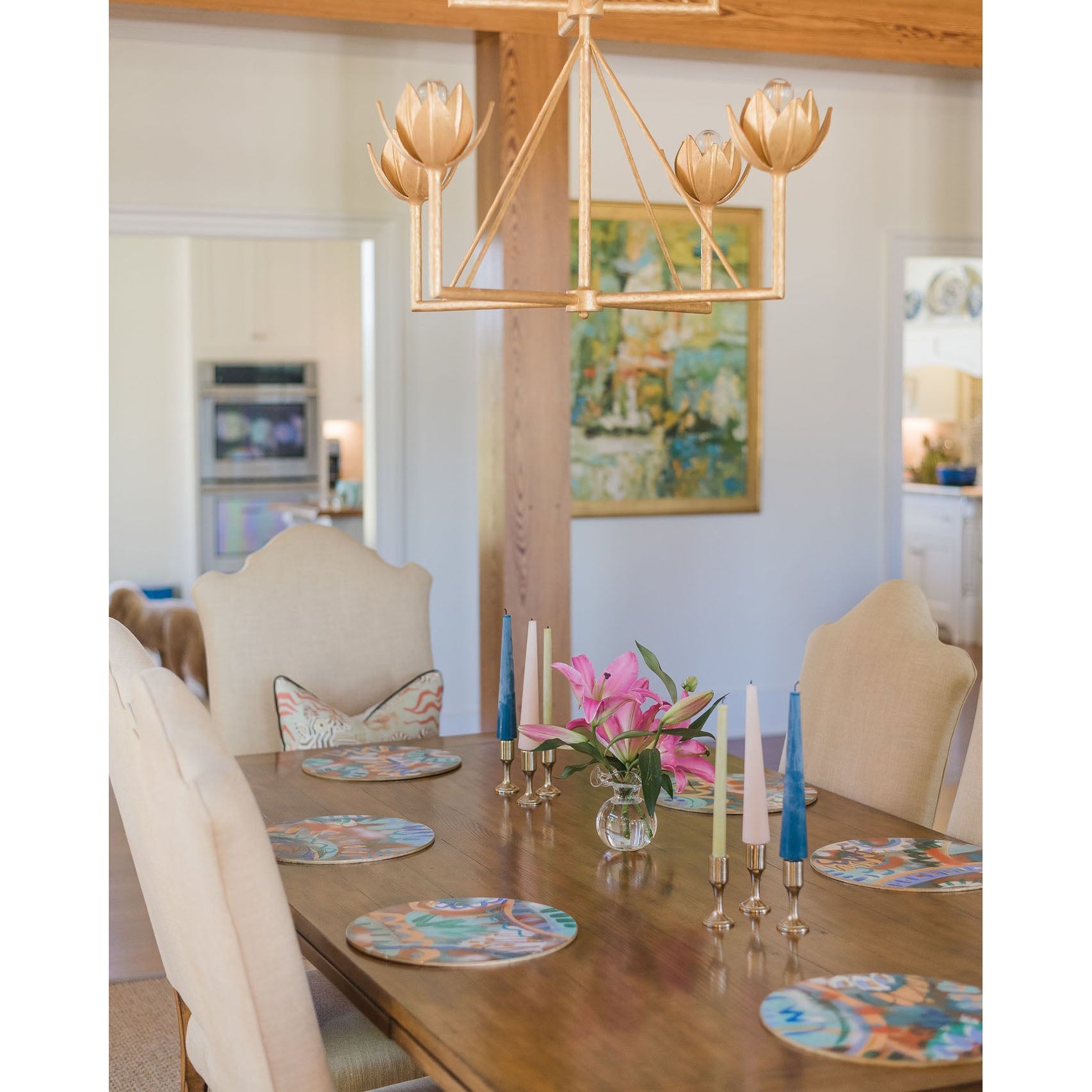 WINTERBOURNE CRYSTAL DRUM CHANDELIER