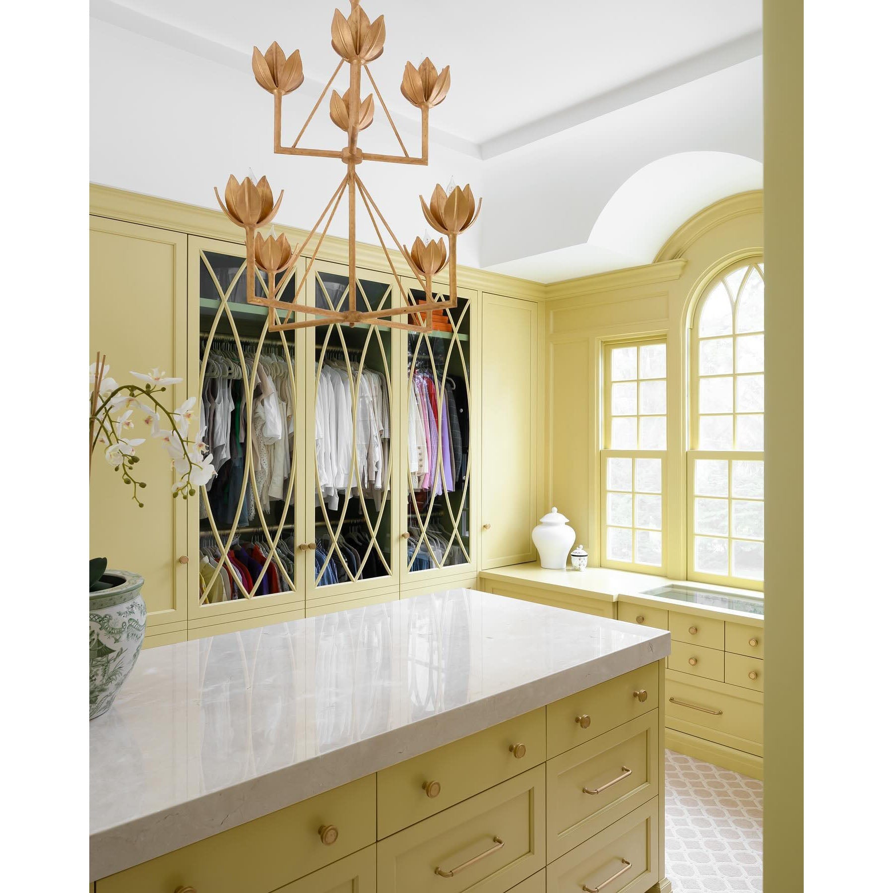 WINTERBOURNE CRYSTAL DRUM CHANDELIER