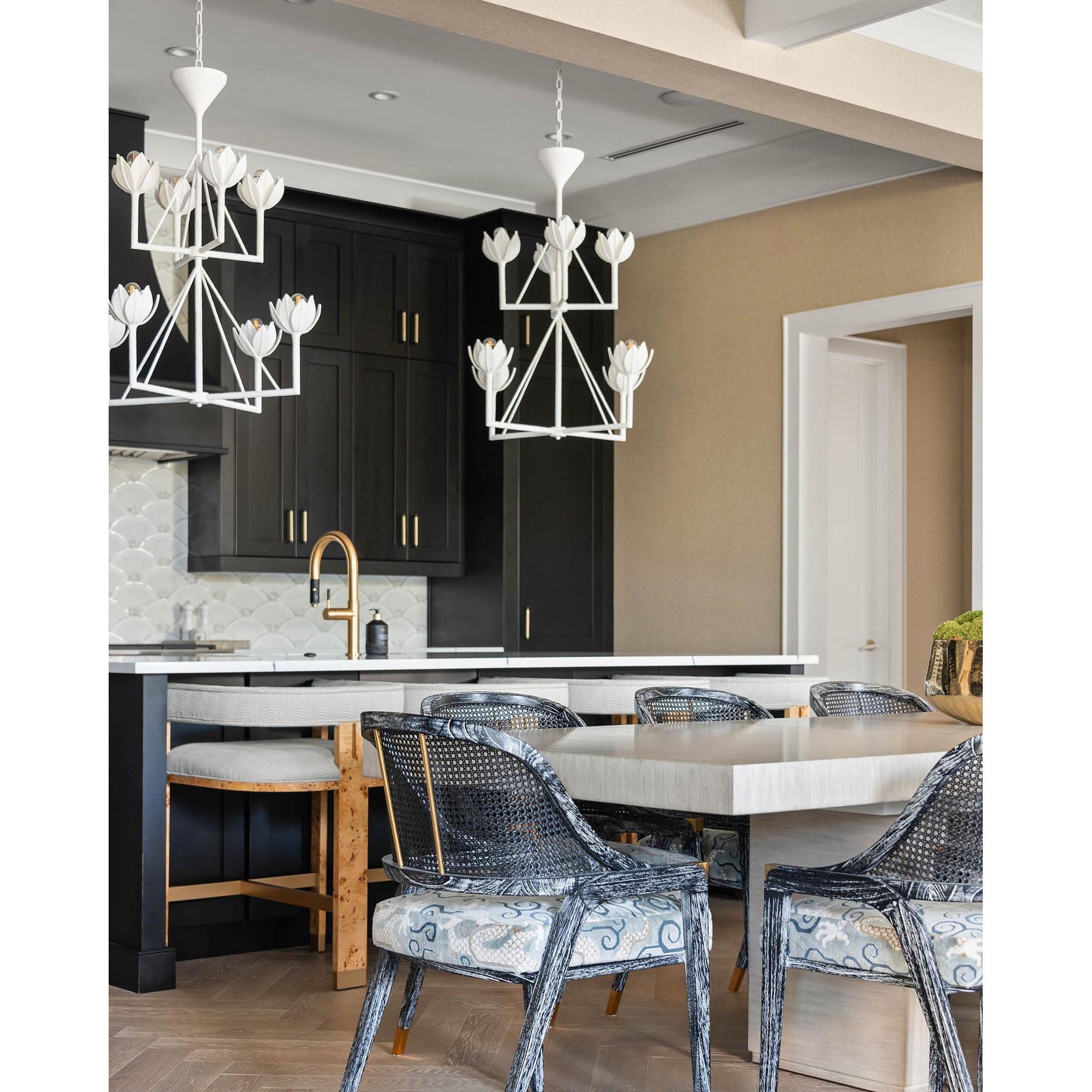 WINTERBOURNE CRYSTAL DRUM CHANDELIER