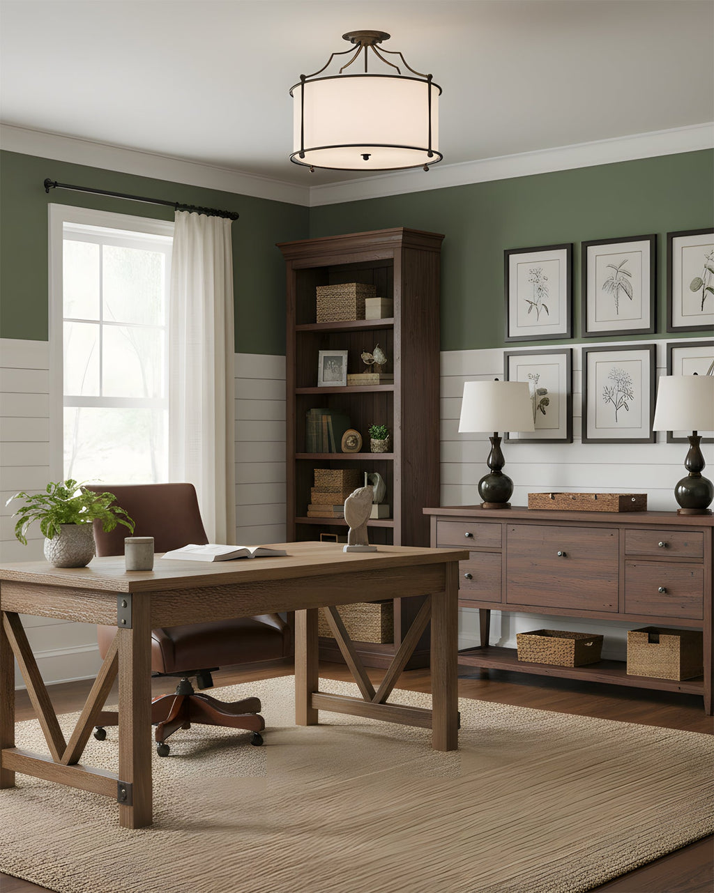 WINTHORPE LUMINOUS ORB CEILING FIXTURE