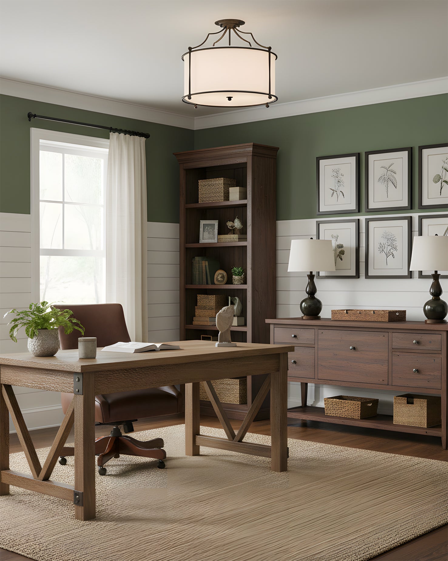 WINTHORPE LUMINOUS ORB CEILING FIXTURE