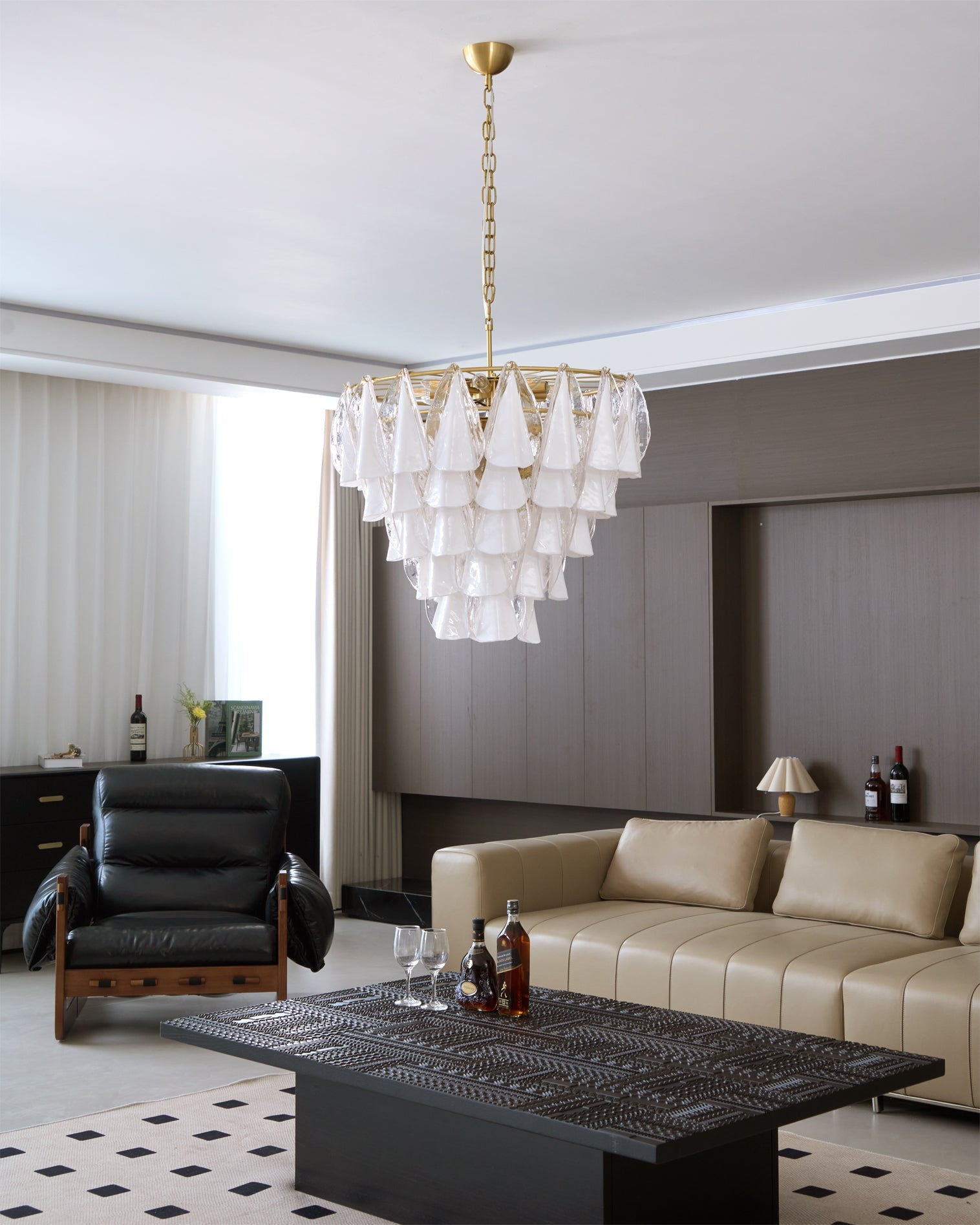 VANDERBILT CRYSTAL SPHERE CHANDELIER