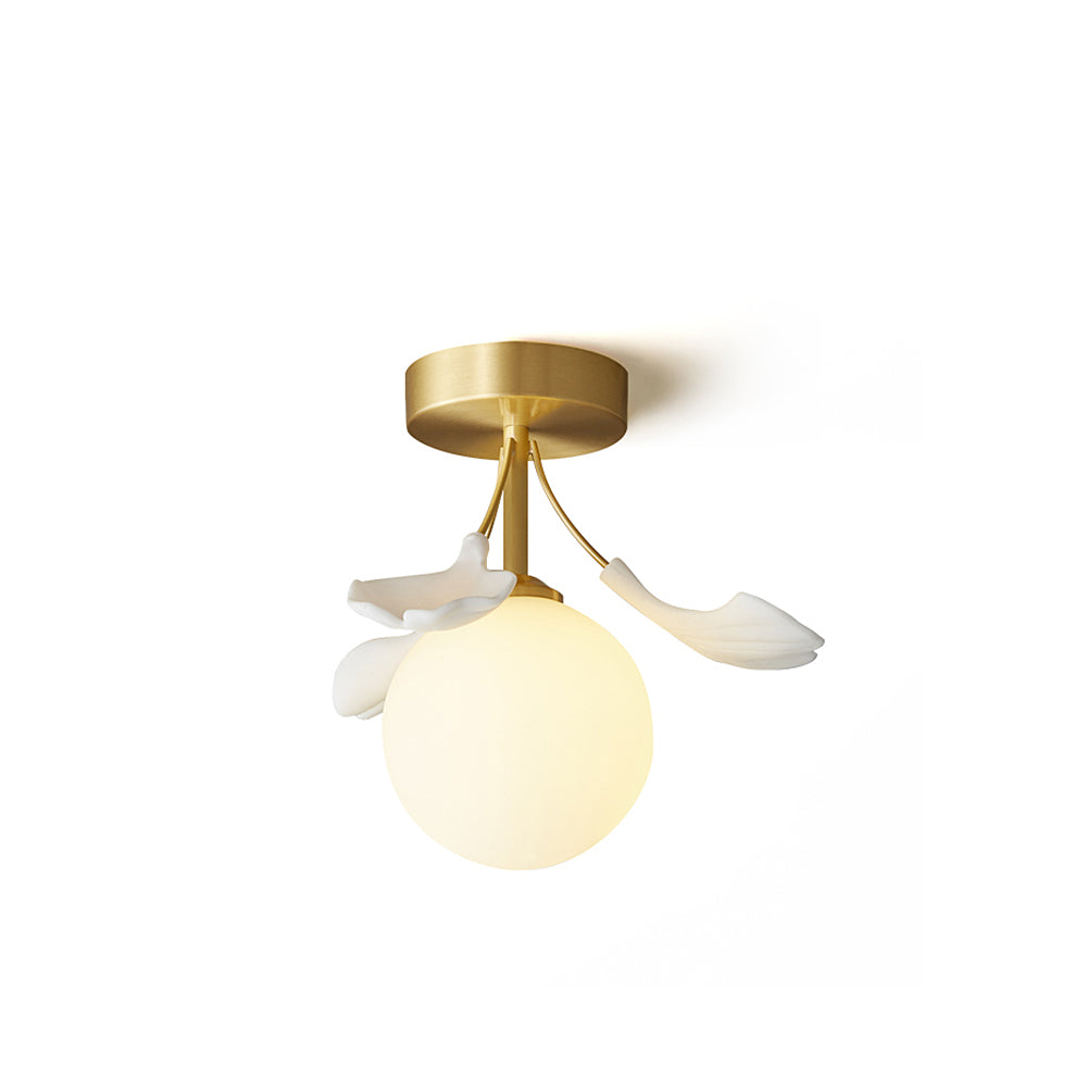 WINTERBOURNE GINGKO LEAF CEILING LIGHT