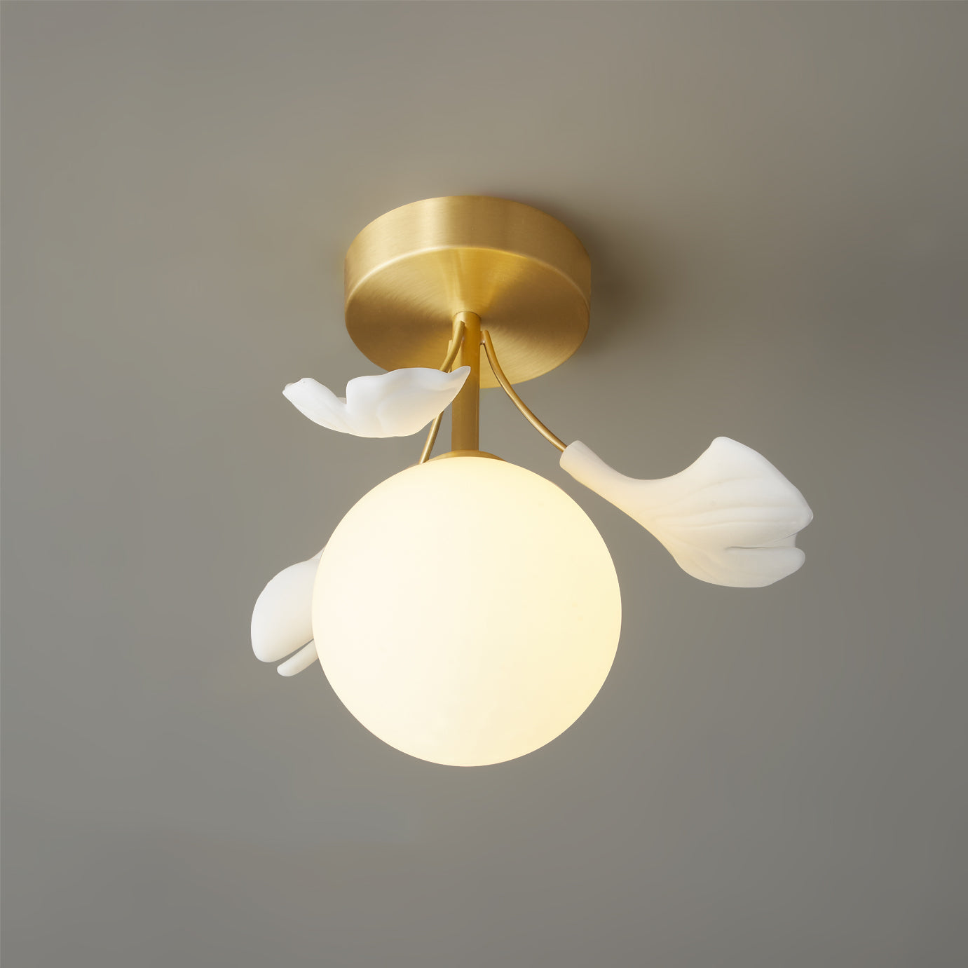 WINTERBOURNE GINGKO LEAF CEILING LIGHT