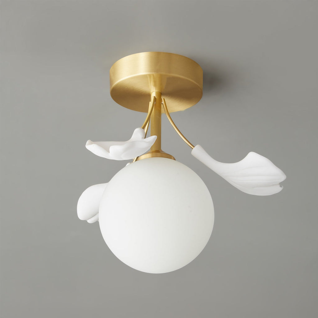 WINTERBOURNE GINGKO LEAF CEILING LIGHT