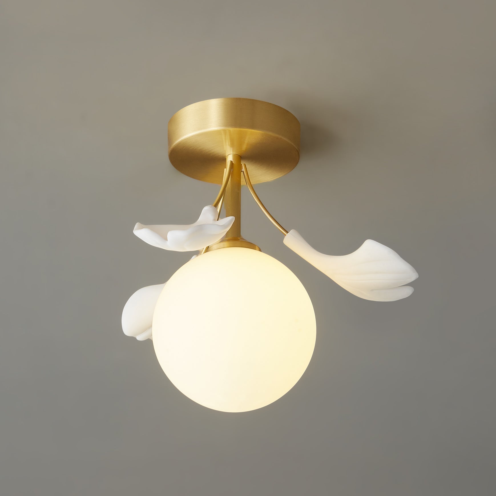 WINTERBOURNE GINGKO LEAF CEILING LIGHT