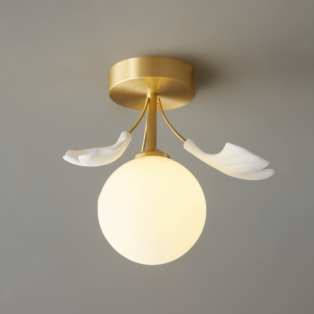 WINTERBOURNE GINGKO LEAF CEILING LIGHT