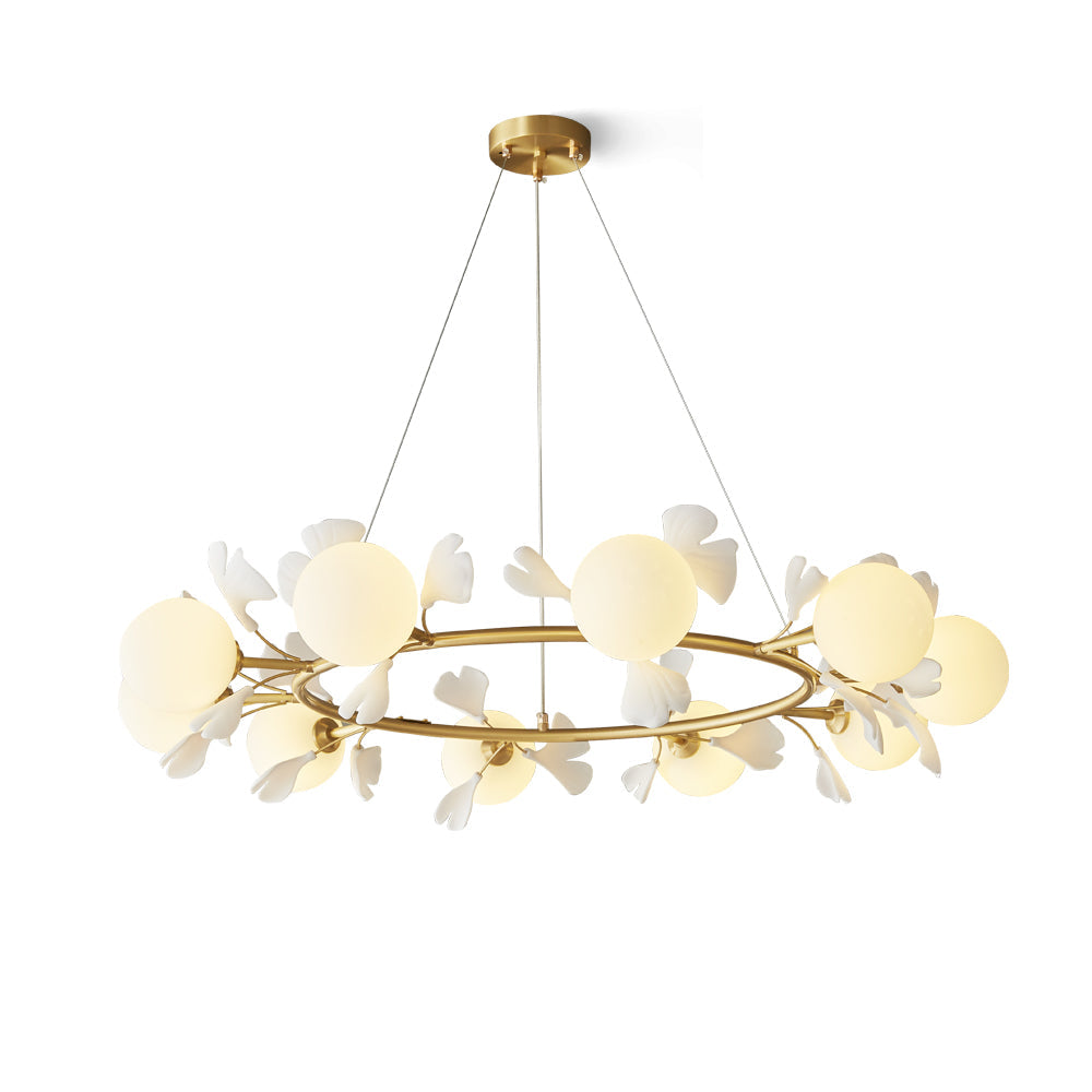 WINTERBOURNE GINGKO LEAF CIRCULAR LIGHTING