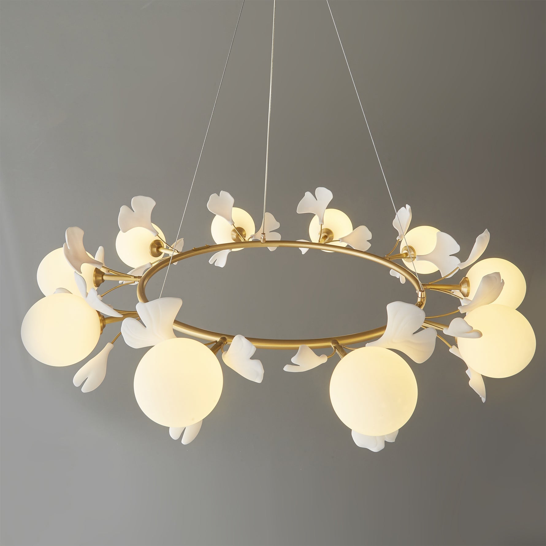 WINTERBOURNE GINGKO LEAF CIRCULAR LIGHTING