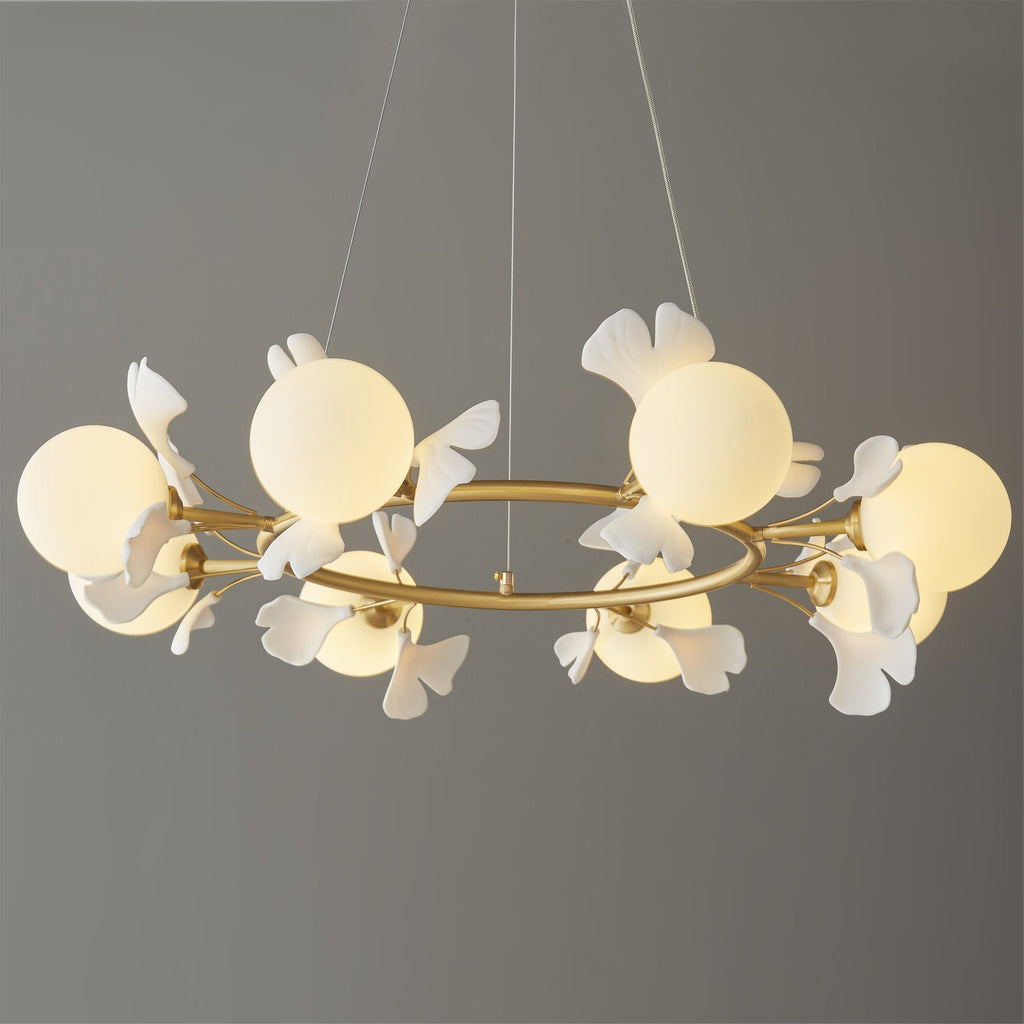 WINTERBOURNE GINGKO LEAF CIRCULAR LIGHTING