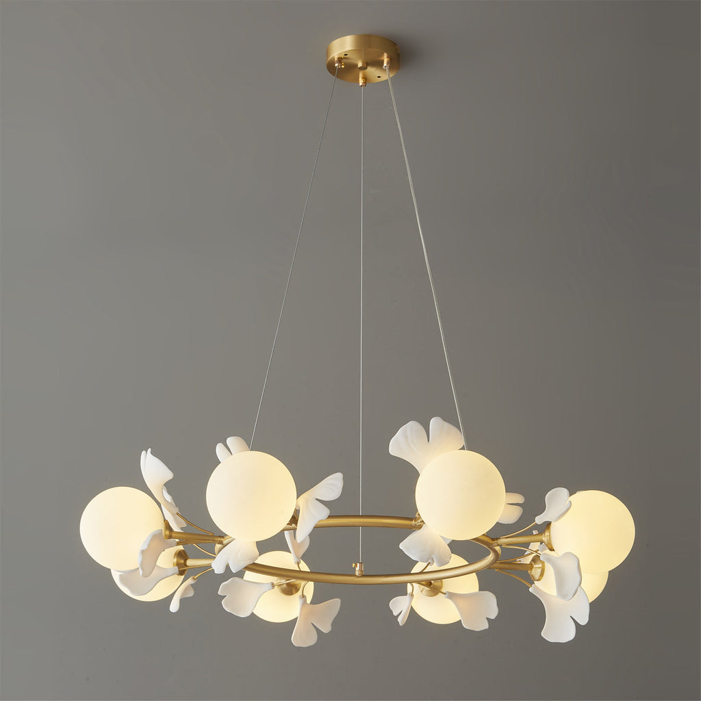 WINTERBOURNE GINGKO LEAF CIRCULAR LIGHTING