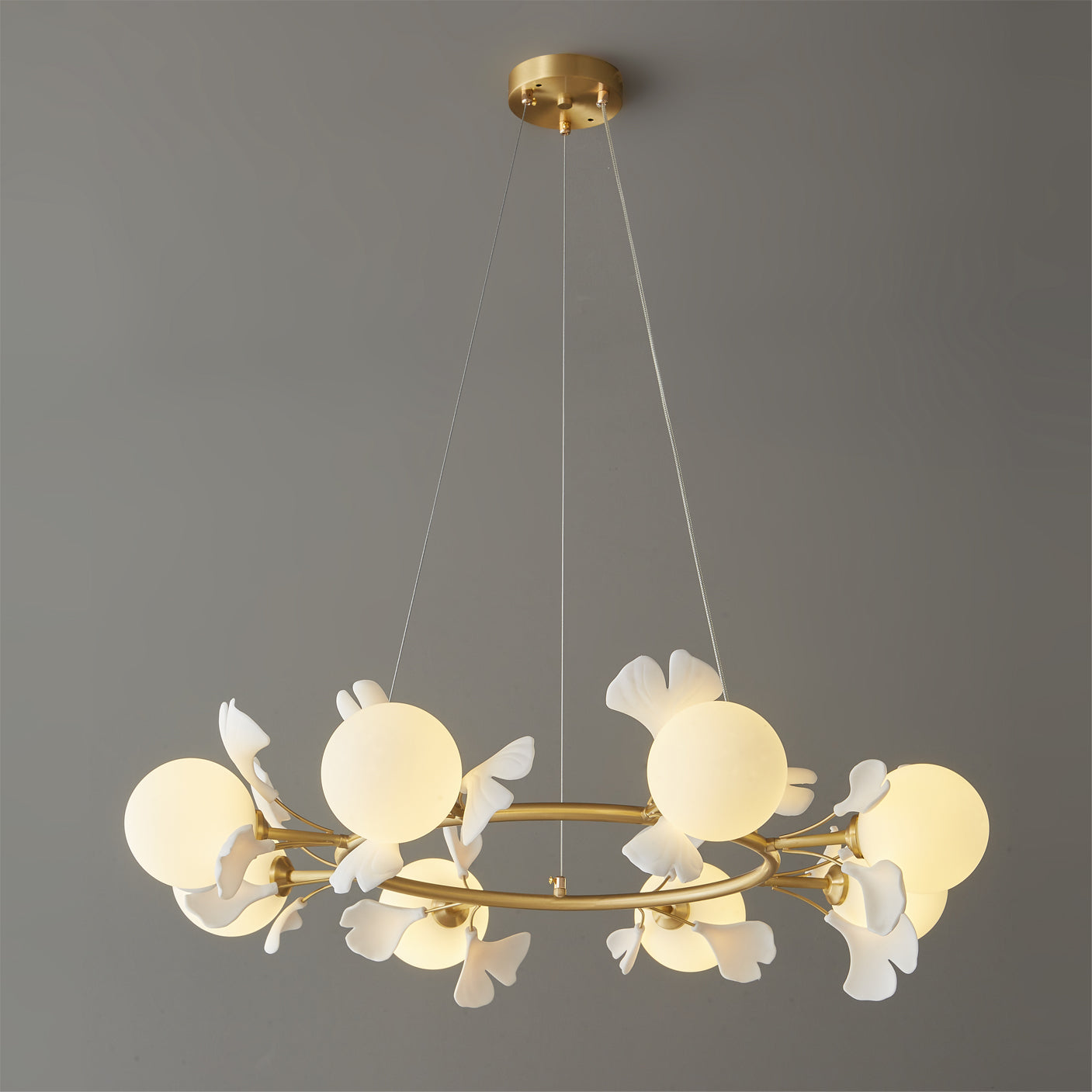 WINTERBOURNE GINGKO LEAF CIRCULAR LIGHTING