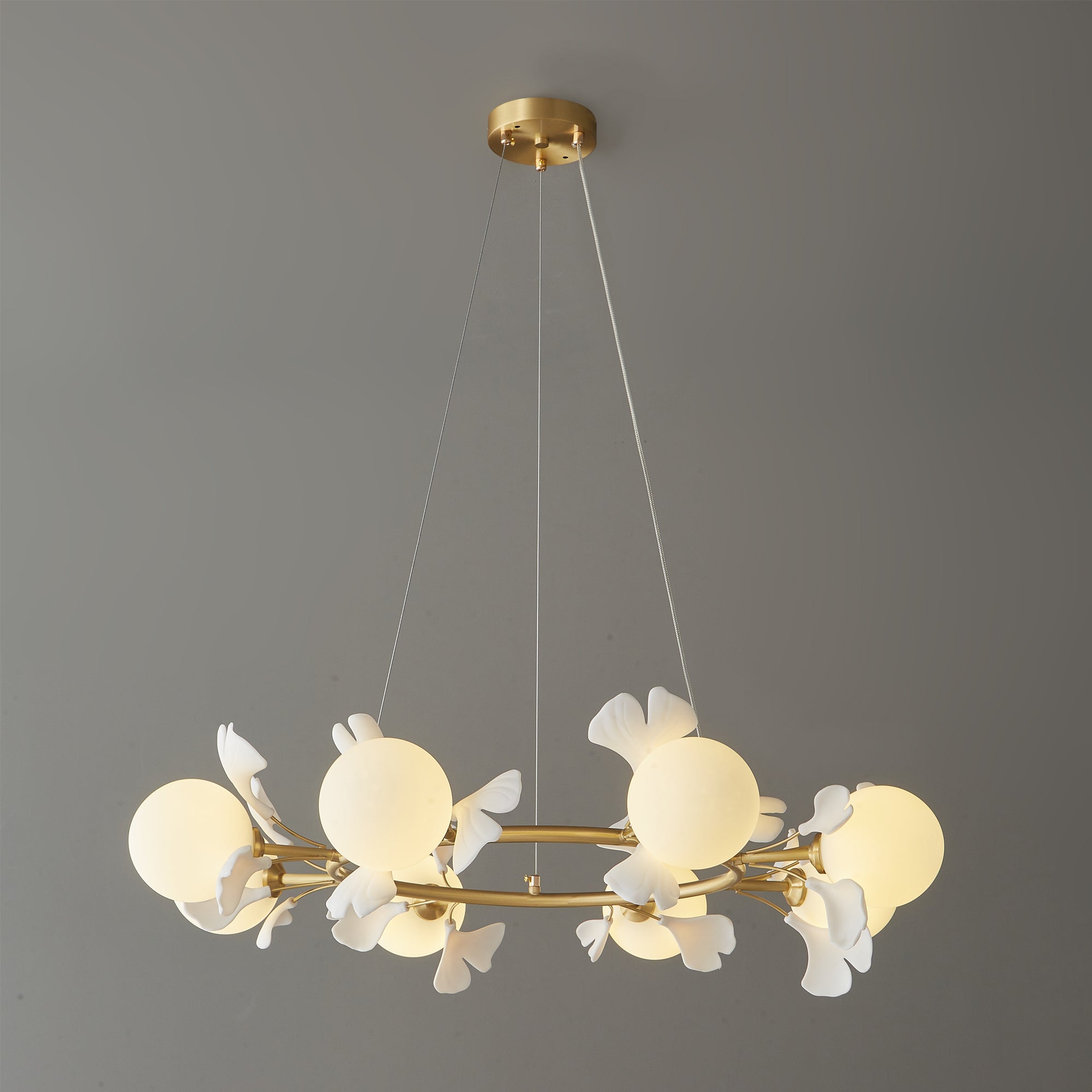 WINTERBOURNE GINGKO LEAF CIRCULAR LIGHTING