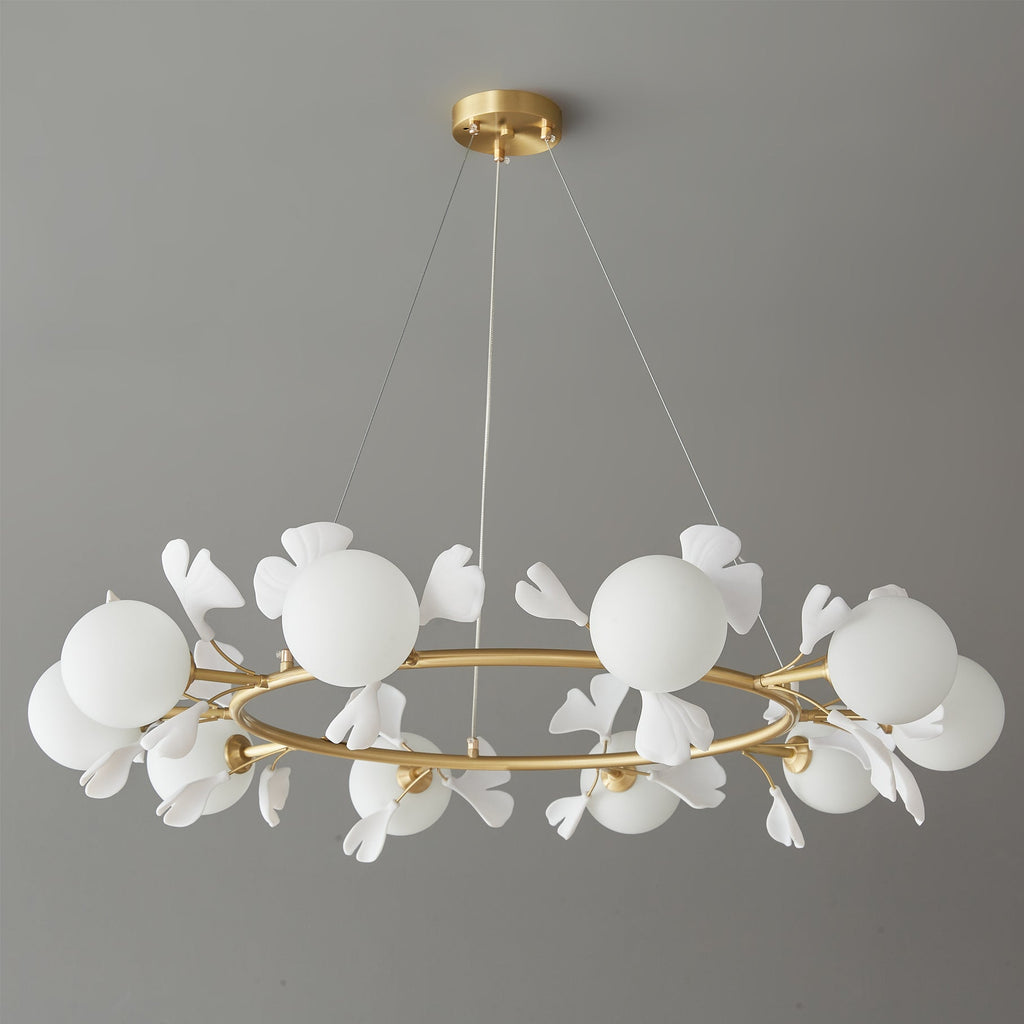WINTERBOURNE GINGKO LEAF CIRCULAR LIGHTING