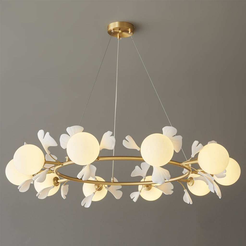 WINTERBOURNE GINGKO LEAF CIRCULAR LIGHTING