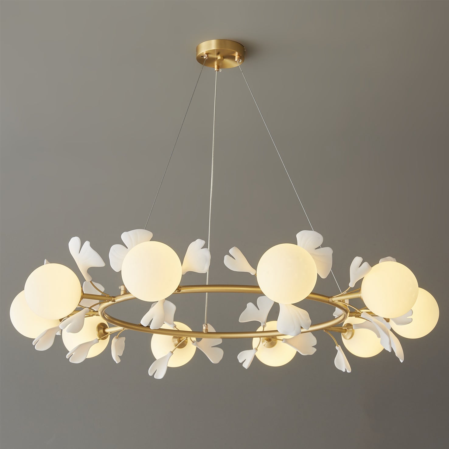 WINTERBOURNE GINGKO LEAF CIRCULAR LIGHTING
