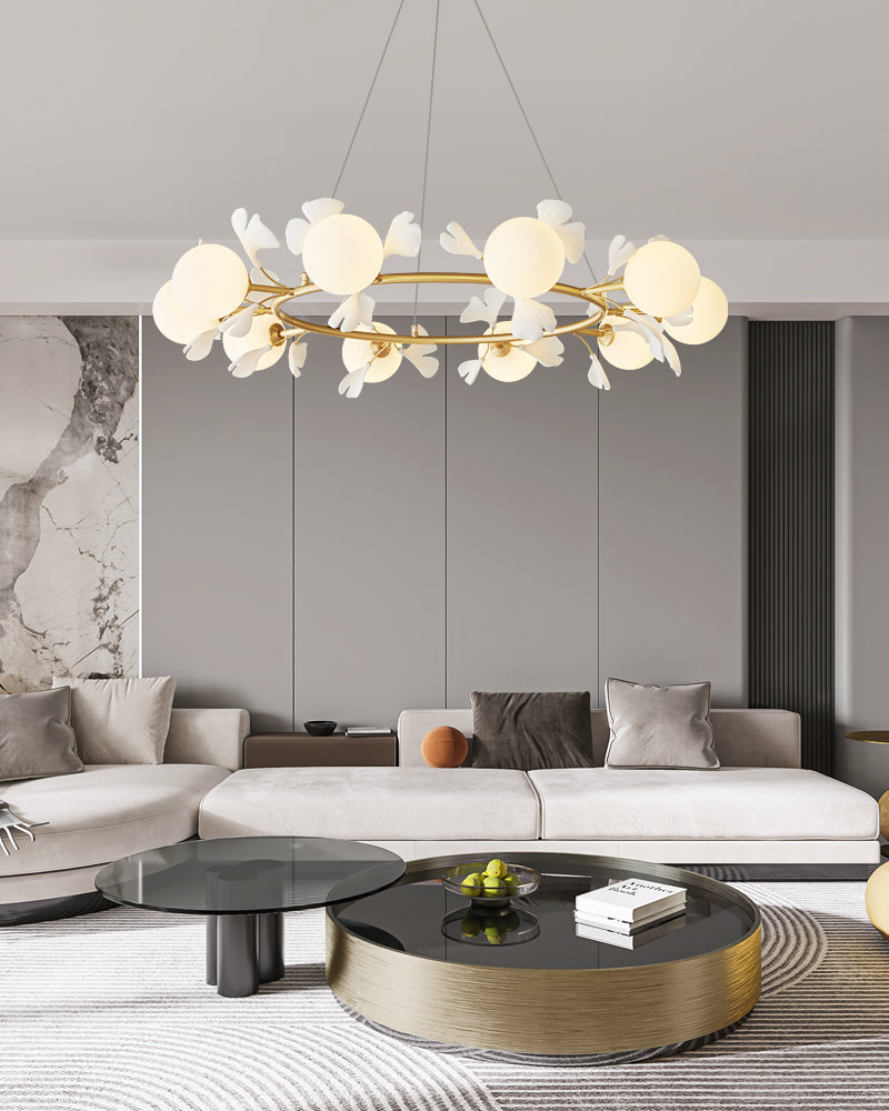 WINTERBOURNE GINGKO LEAF CIRCULAR LIGHTING