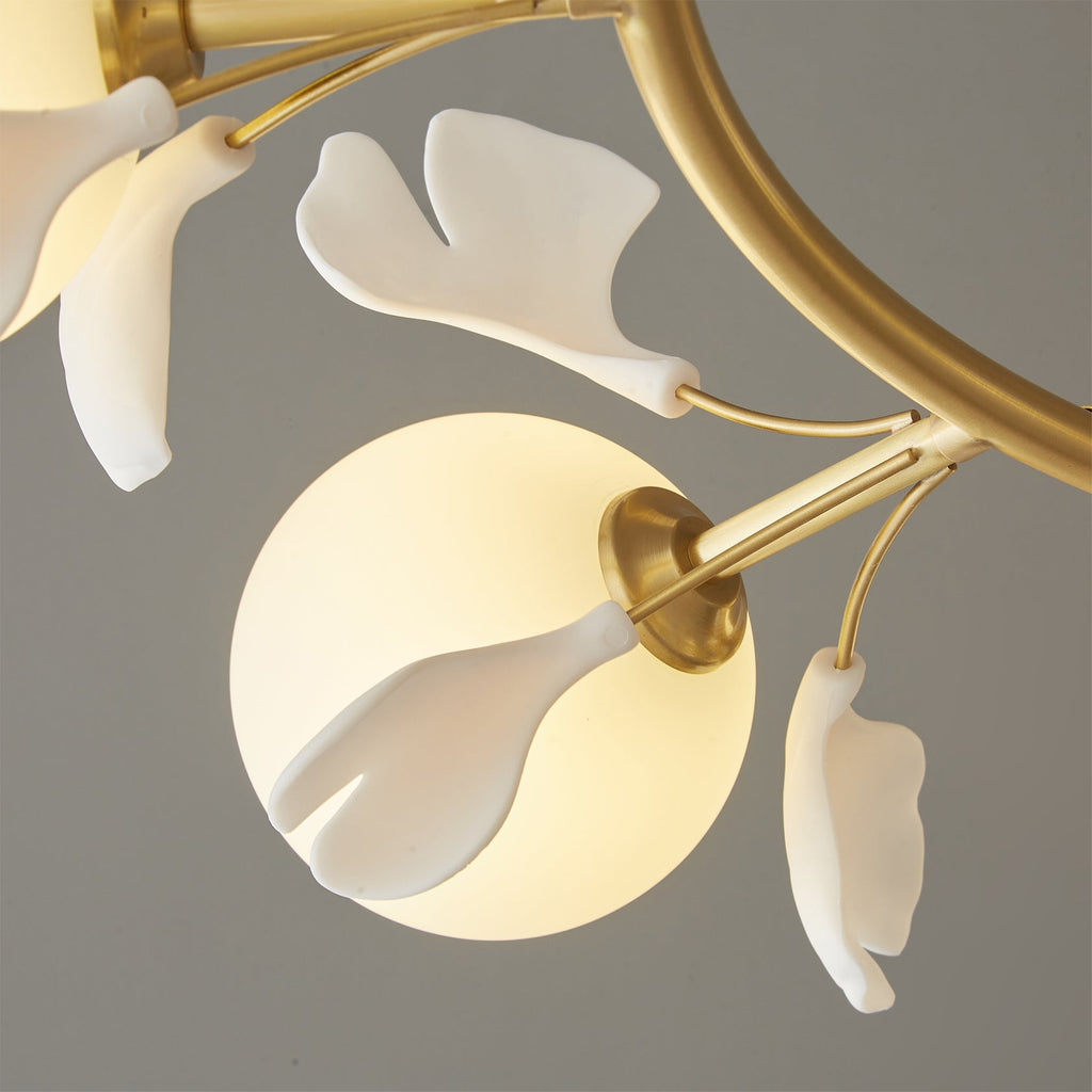WINTERBOURNE GINGKO LEAF CIRCULAR LIGHTING
