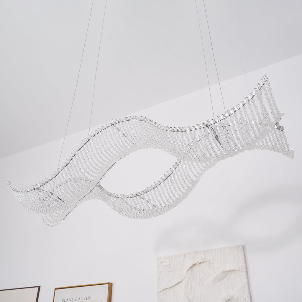 VANDERBILT CRYSTAL DROPLET CHANDELIER