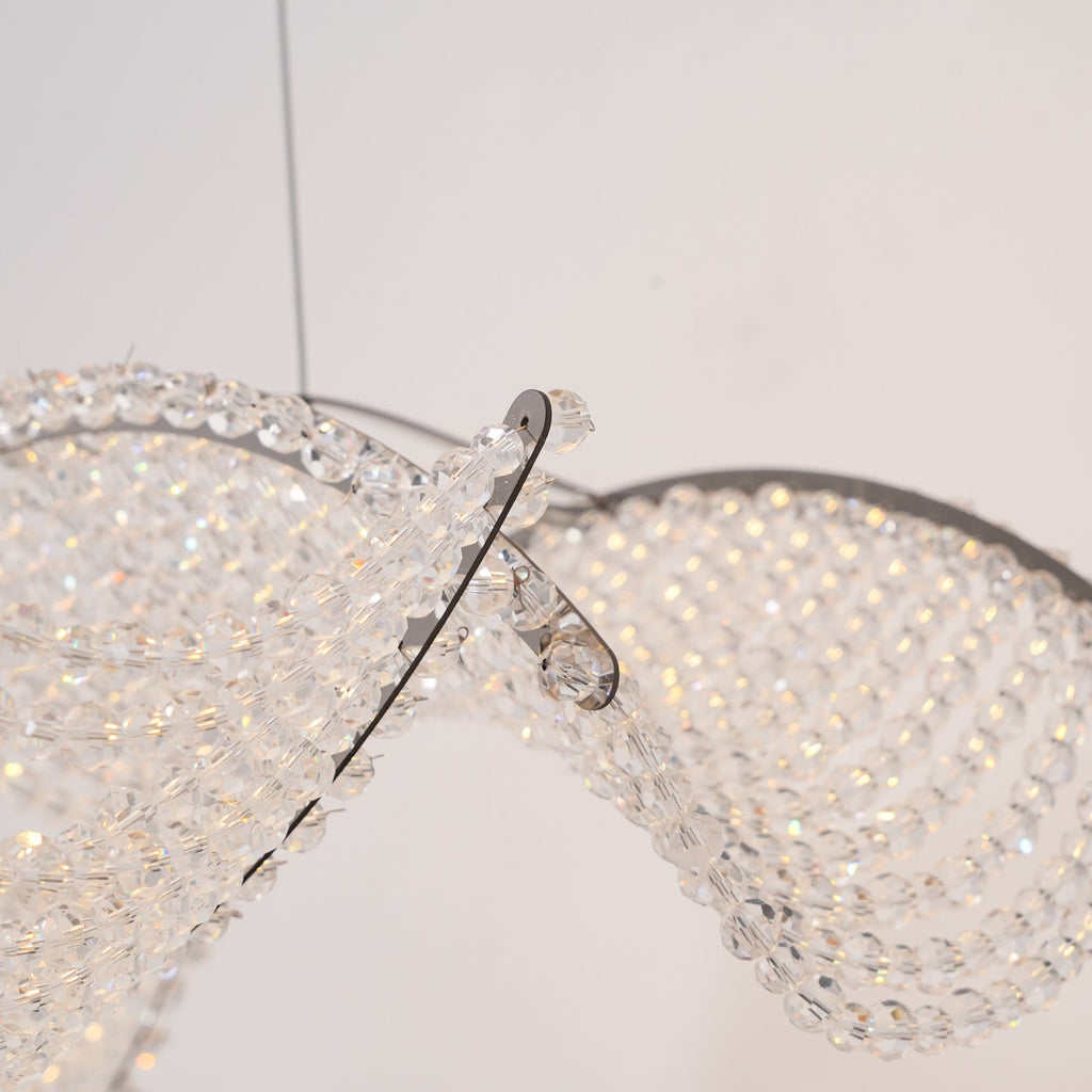 VANDERBILT CRYSTAL DROPLET CHANDELIER