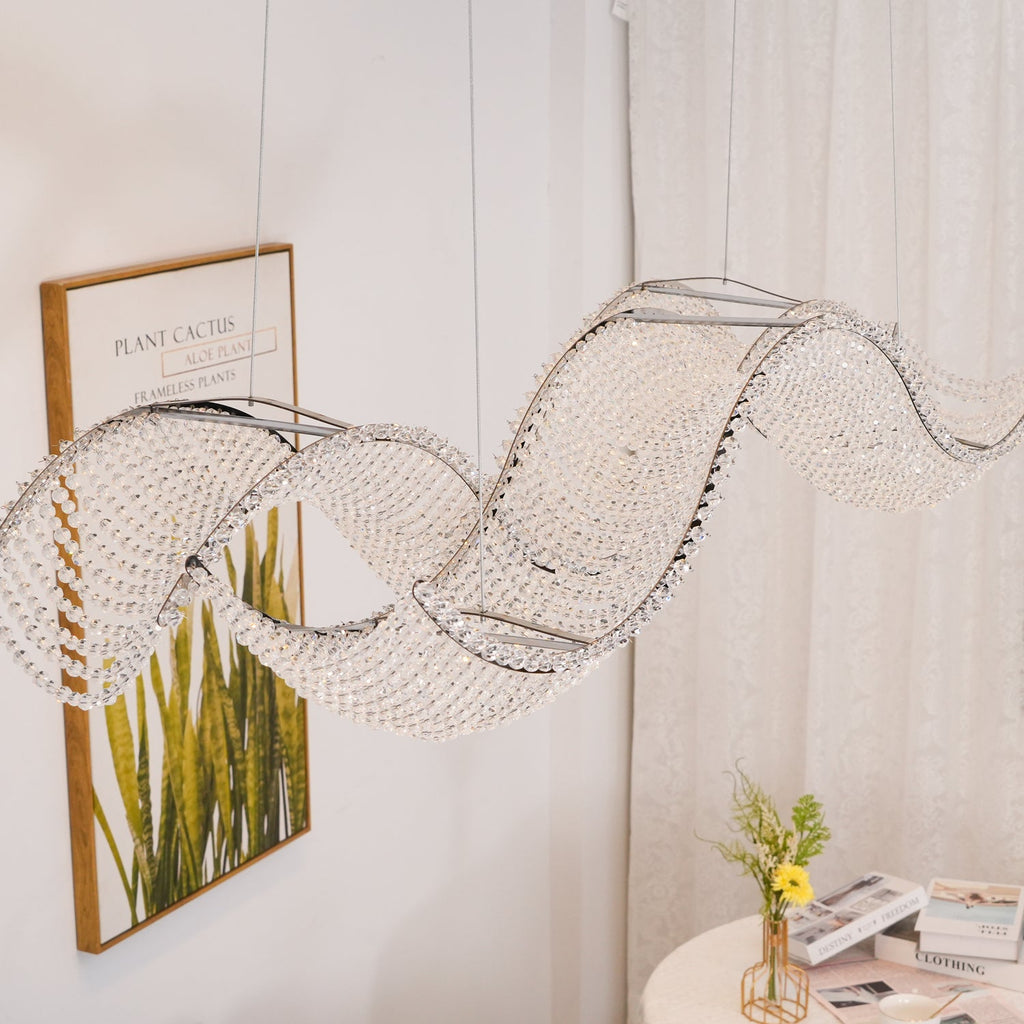 VANDERBILT CRYSTAL DROPLET CHANDELIER