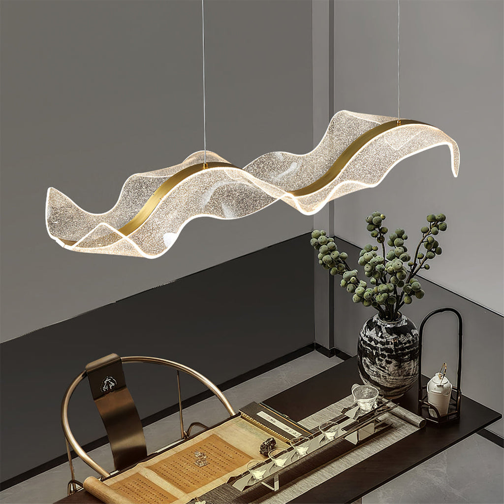 WINTHORPE CRYSTAL TEARDROP CEILING LIGHT