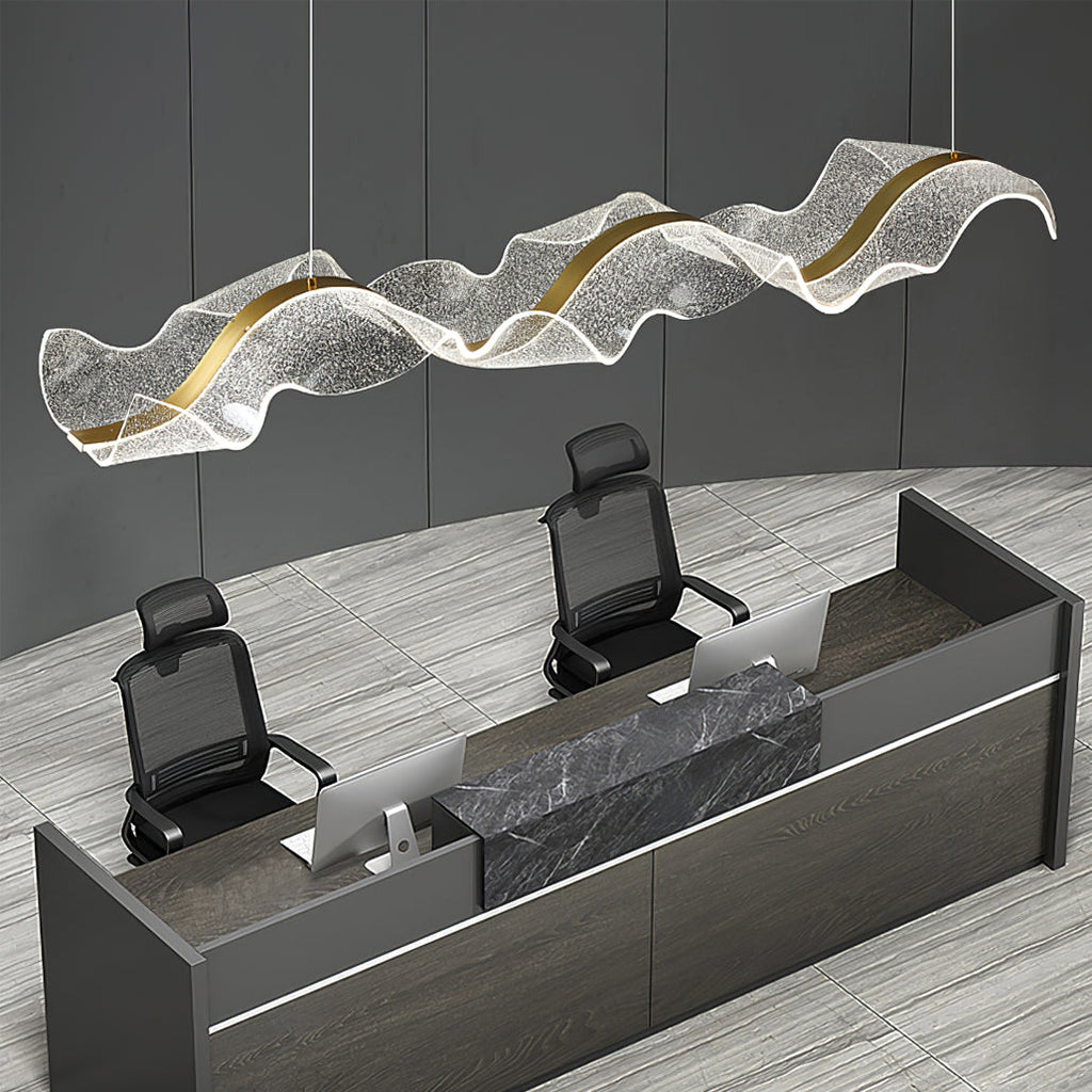 WINTHORPE CRYSTAL TEARDROP CEILING LIGHT