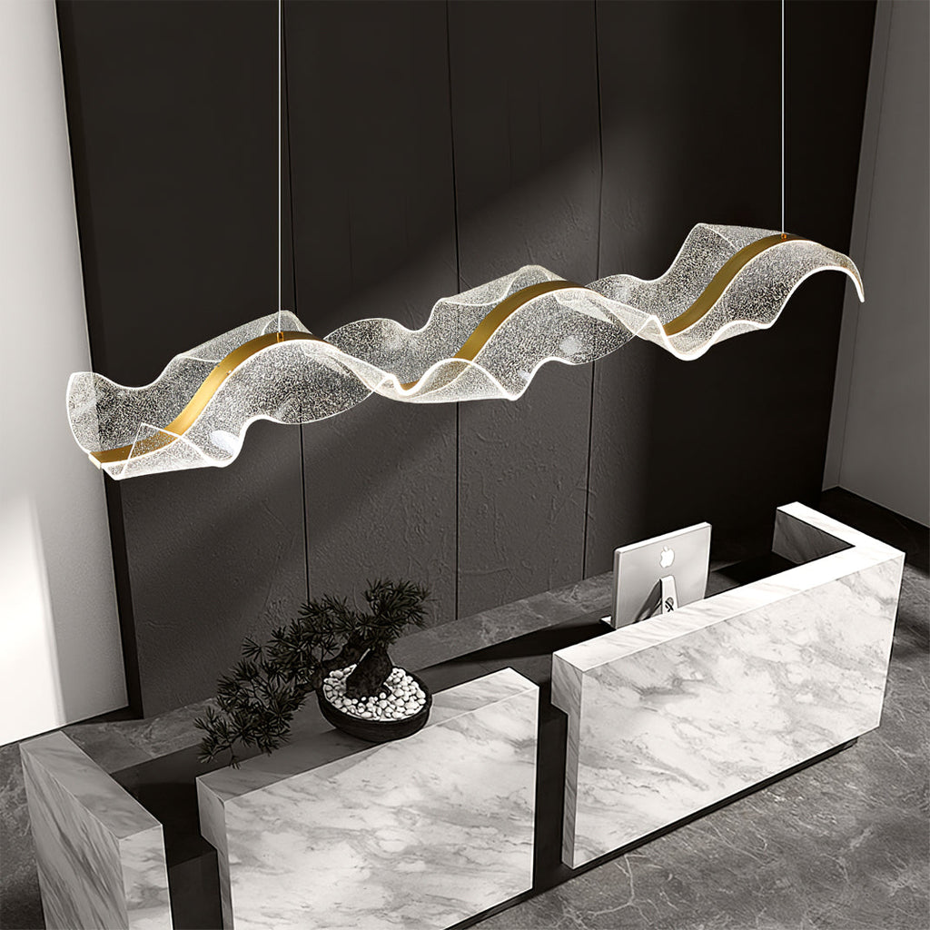 WINTHORPE CRYSTAL TEARDROP CEILING LIGHT