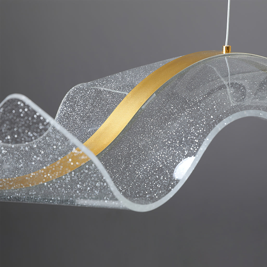 WINTHORPE CRYSTAL TEARDROP CEILING LIGHT