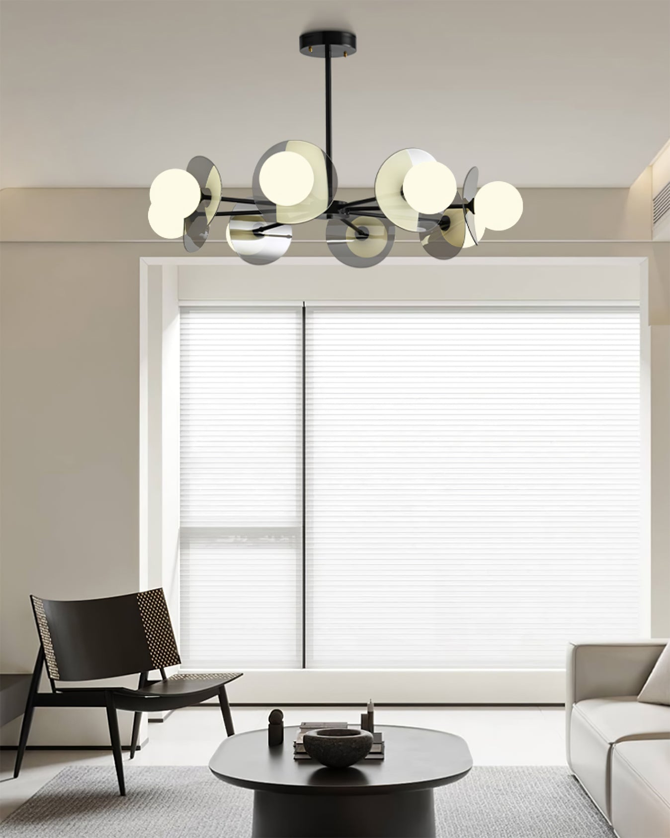 VANDERBILT CRYSTAL LUSTRE CHANDELIER