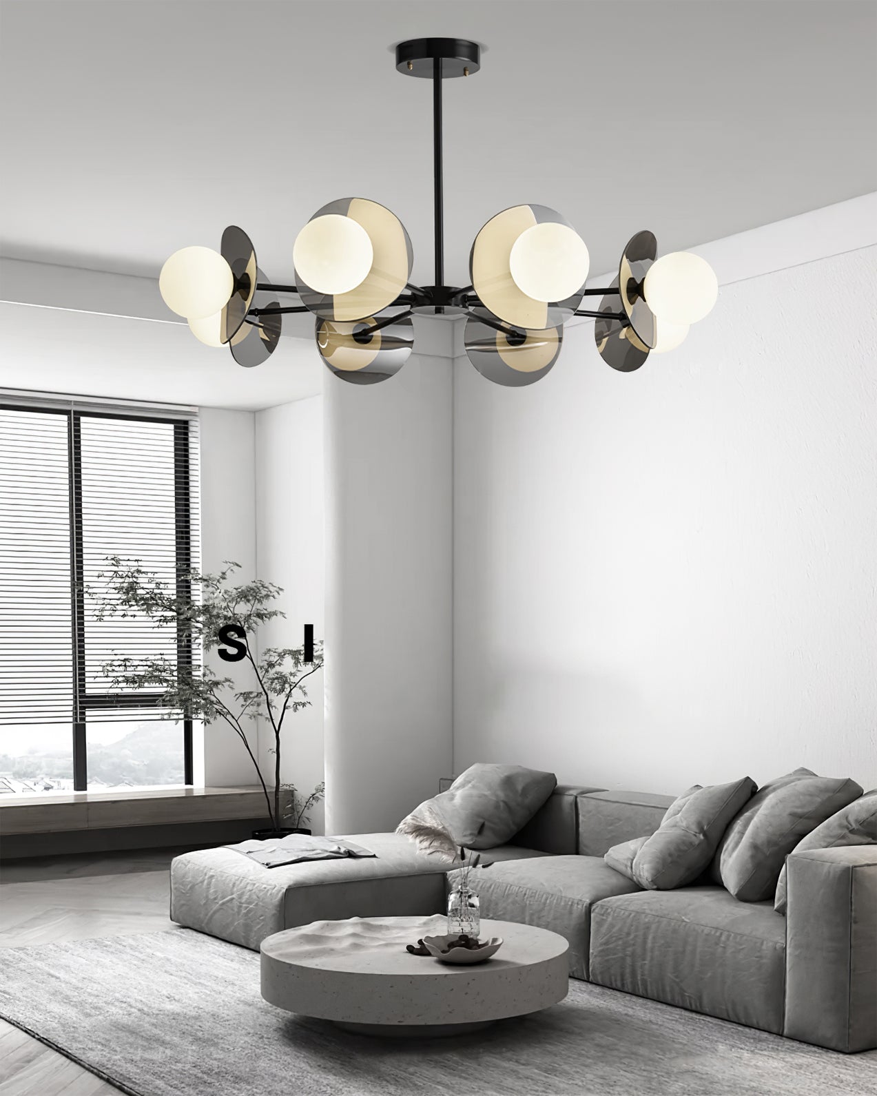 VANDERBILT CRYSTAL LUSTRE CHANDELIER