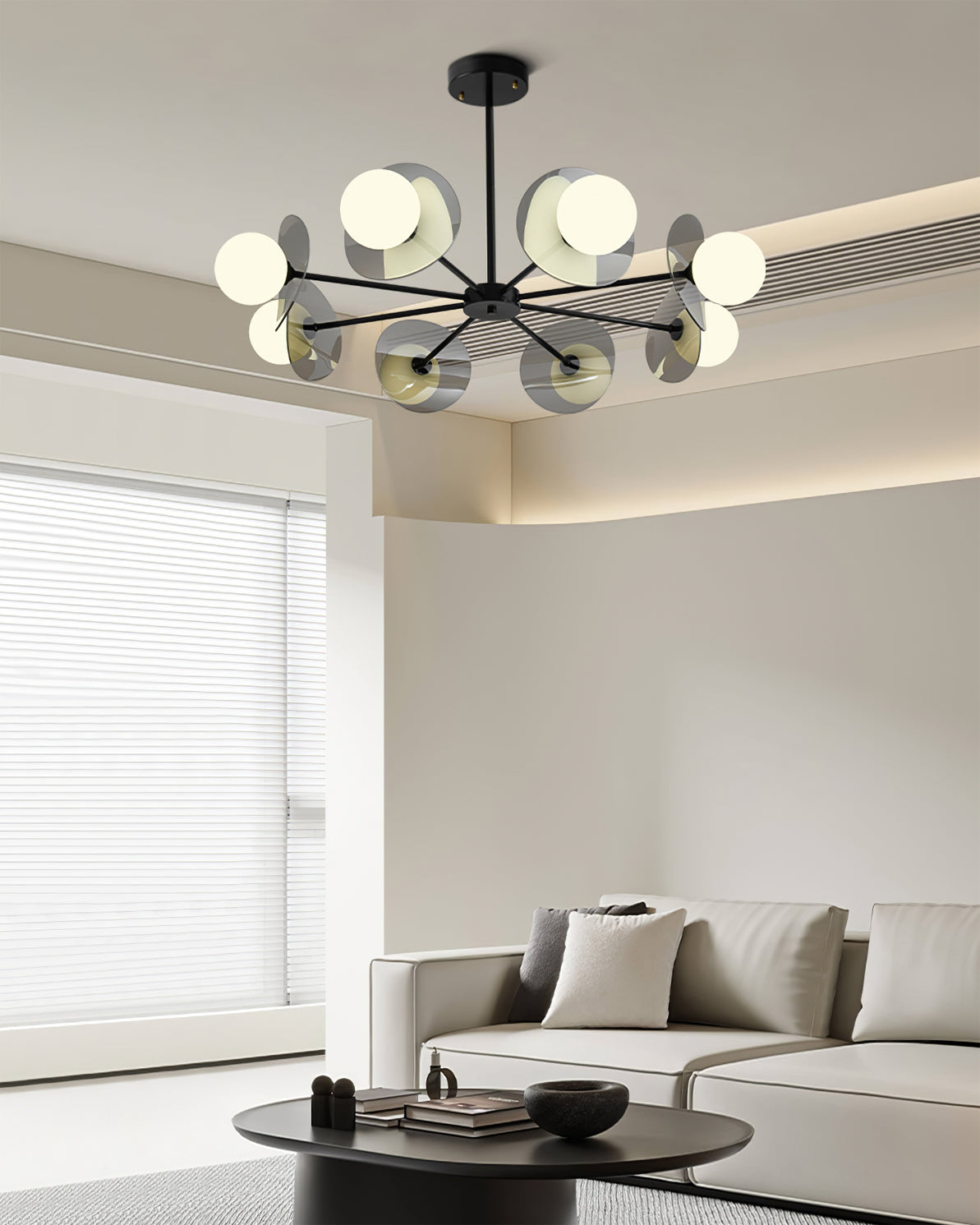 VANDERBILT CRYSTAL LUSTRE CHANDELIER