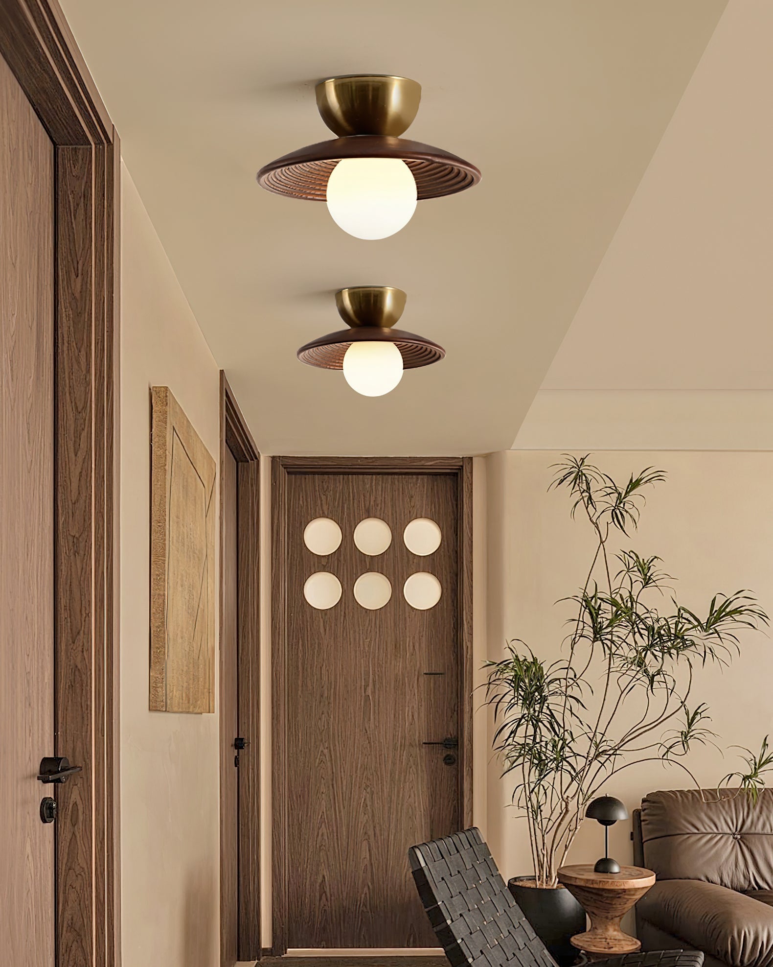 FENWICK HEMISPHERICAL GLOW CEILING LIGHT