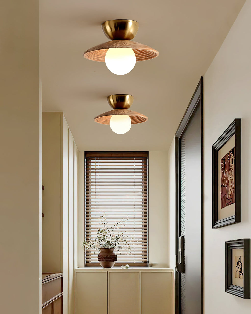 FENWICK HEMISPHERICAL GLOW CEILING LIGHT