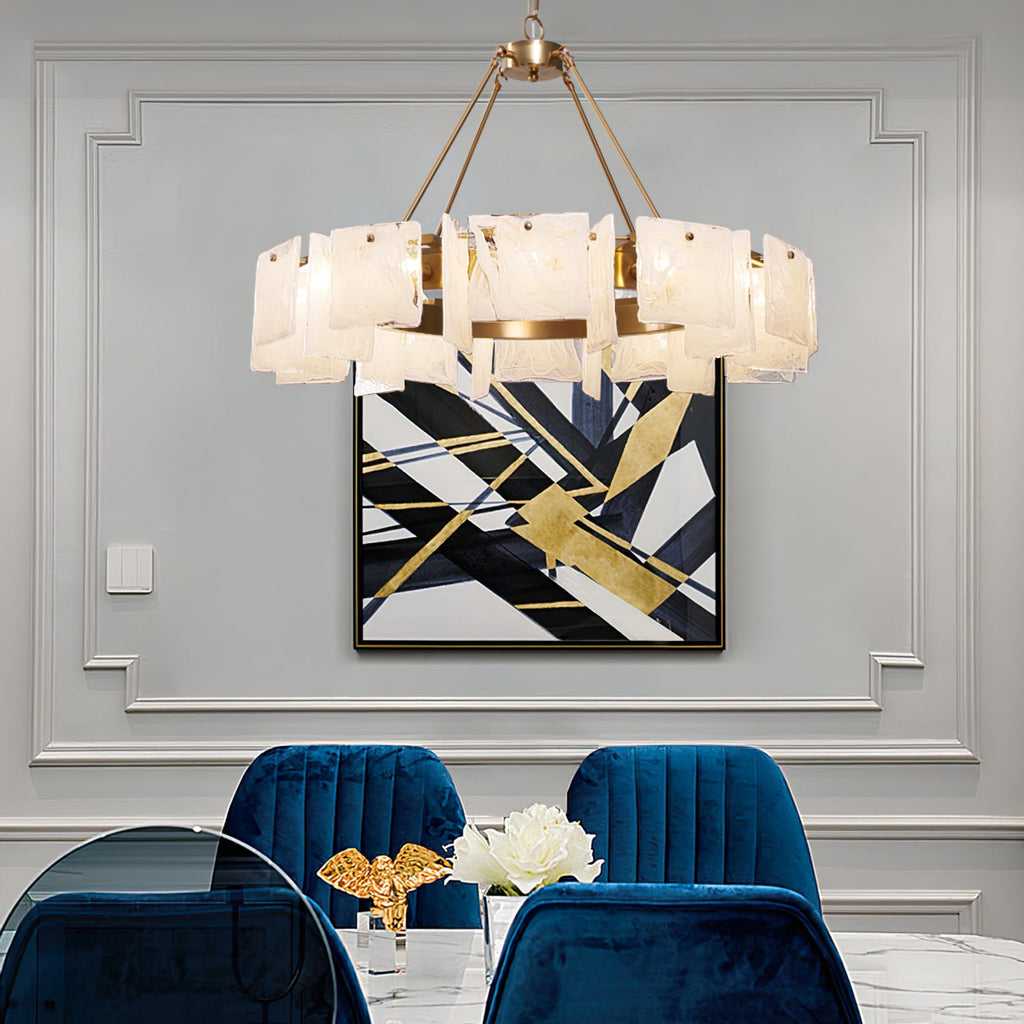 FENWICK CRYSTAL DRUM LIGHTING FIXTURE