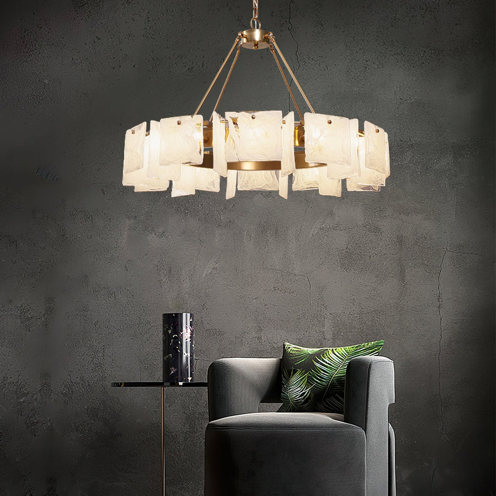 FENWICK CRYSTAL DRUM LIGHTING FIXTURE