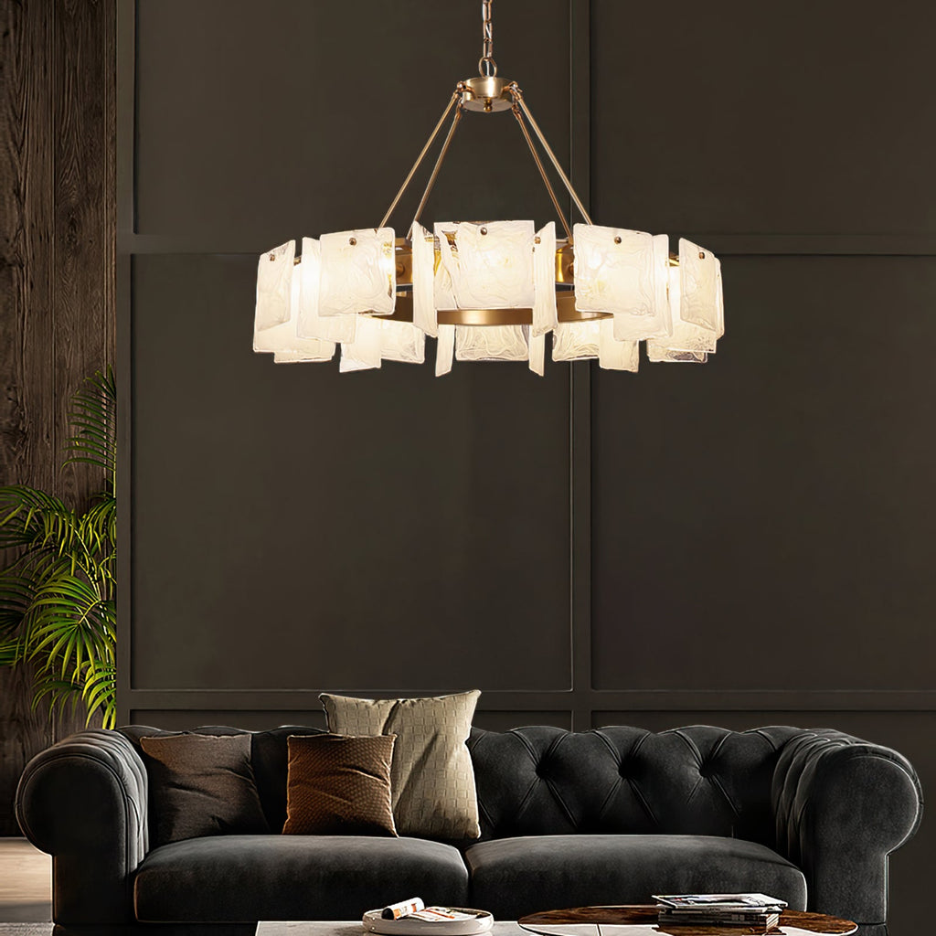FENWICK CRYSTAL DRUM LIGHTING FIXTURE