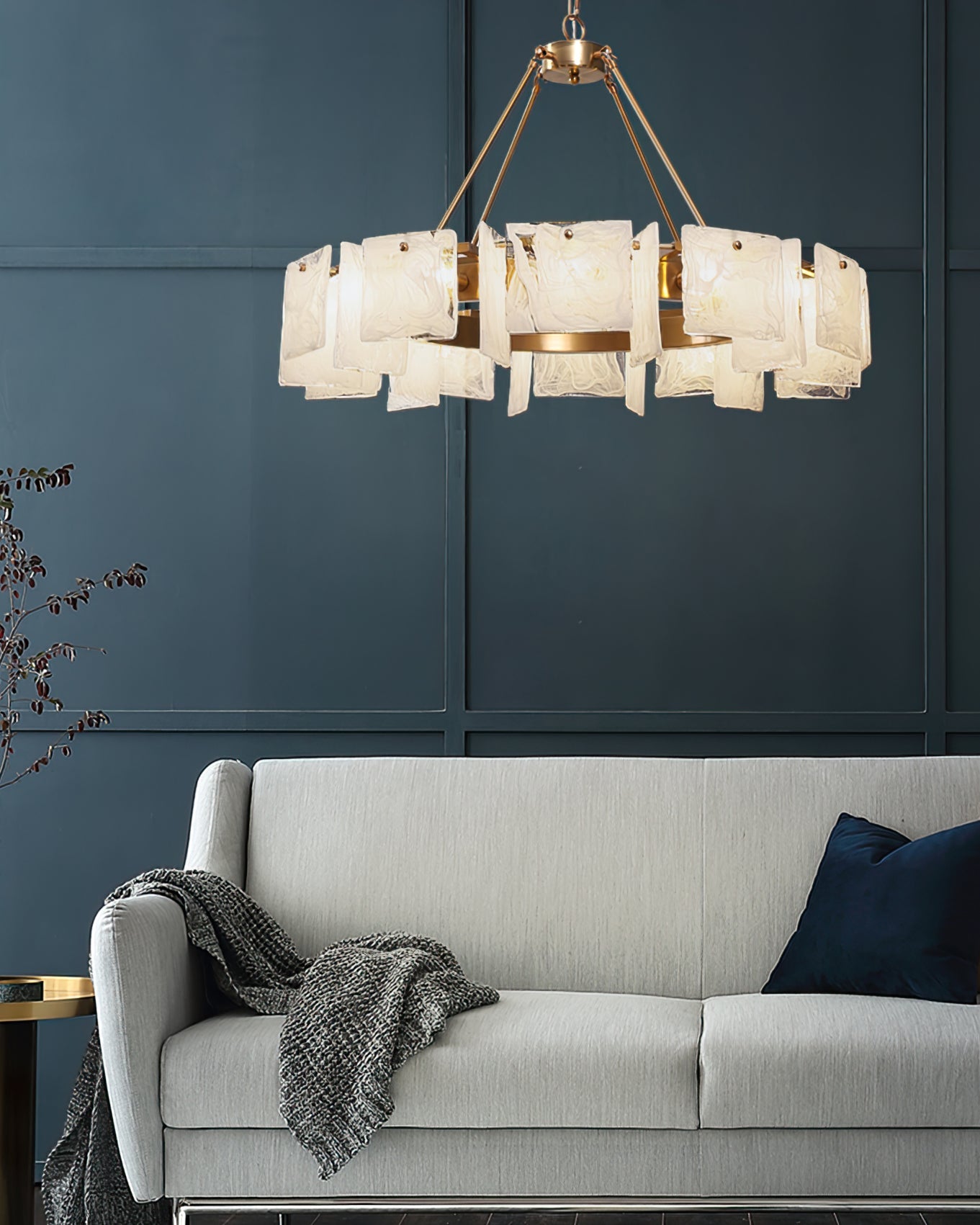 FENWICK CRYSTAL DRUM LIGHTING FIXTURE