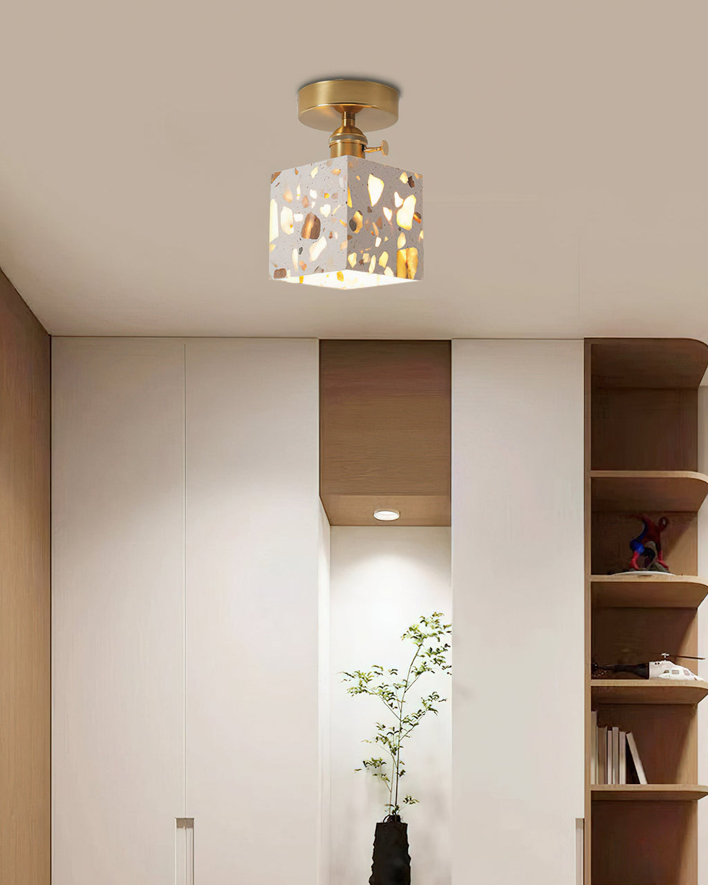 THORNBURY RUSTIC WOODEN CEILING LANTERN