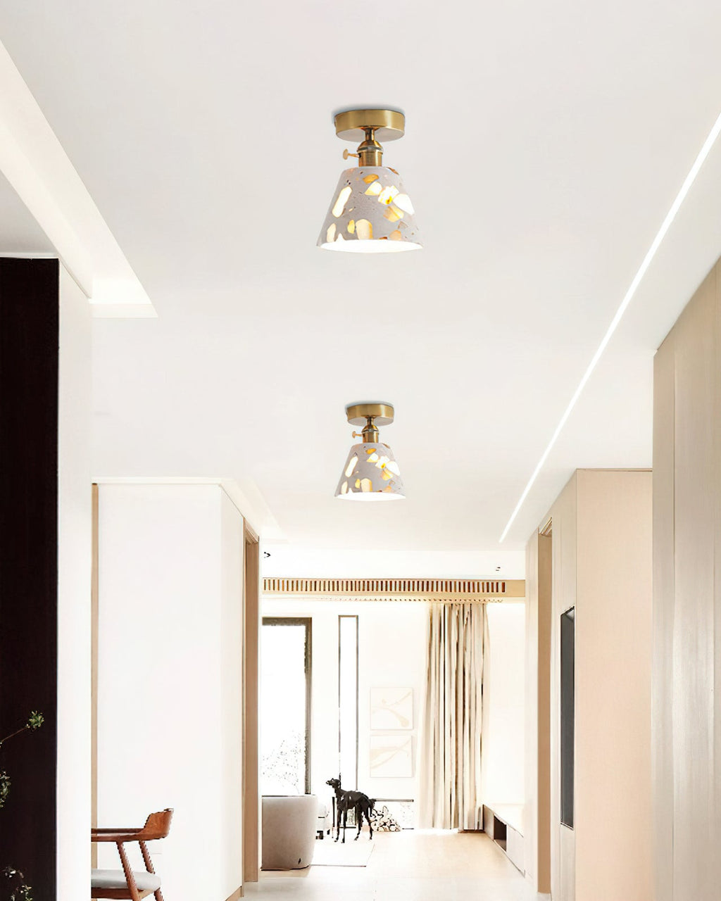 THORNBURY RUSTIC WOODEN CEILING LANTERN