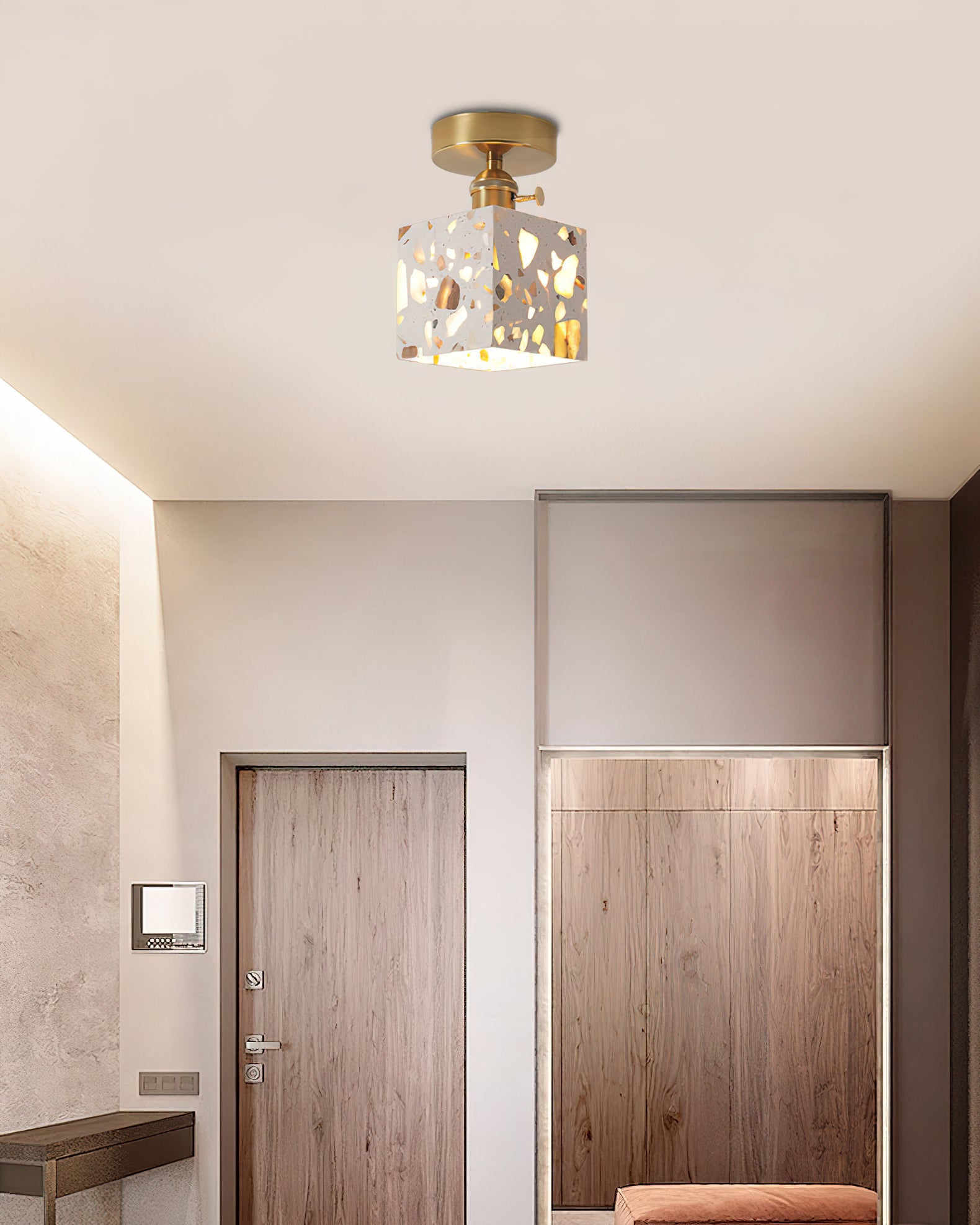 THORNBURY RUSTIC WOODEN CEILING LANTERN