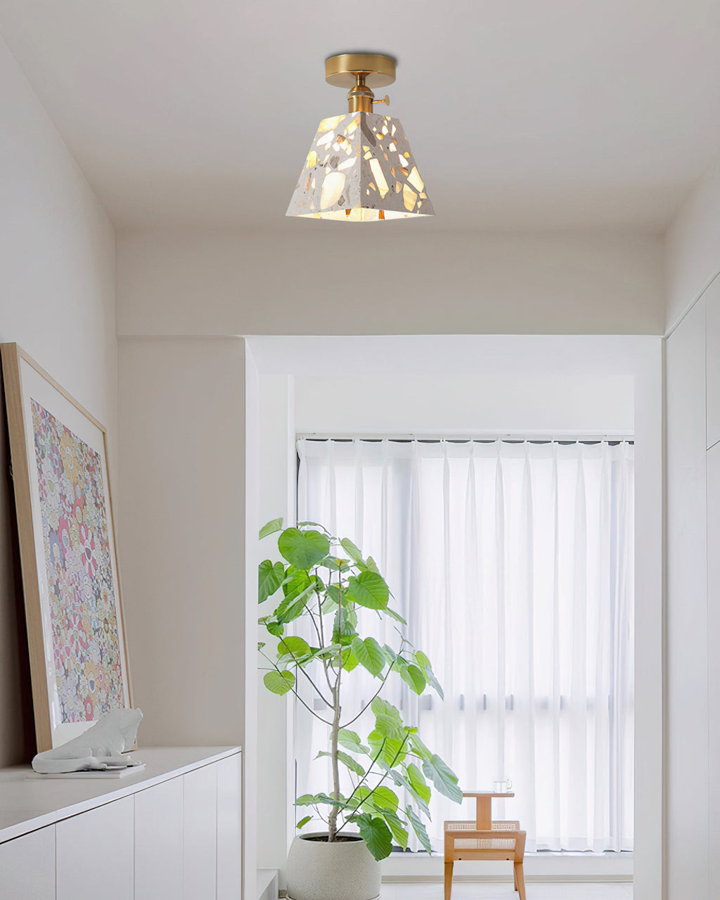 THORNBURY RUSTIC WOODEN CEILING LANTERN