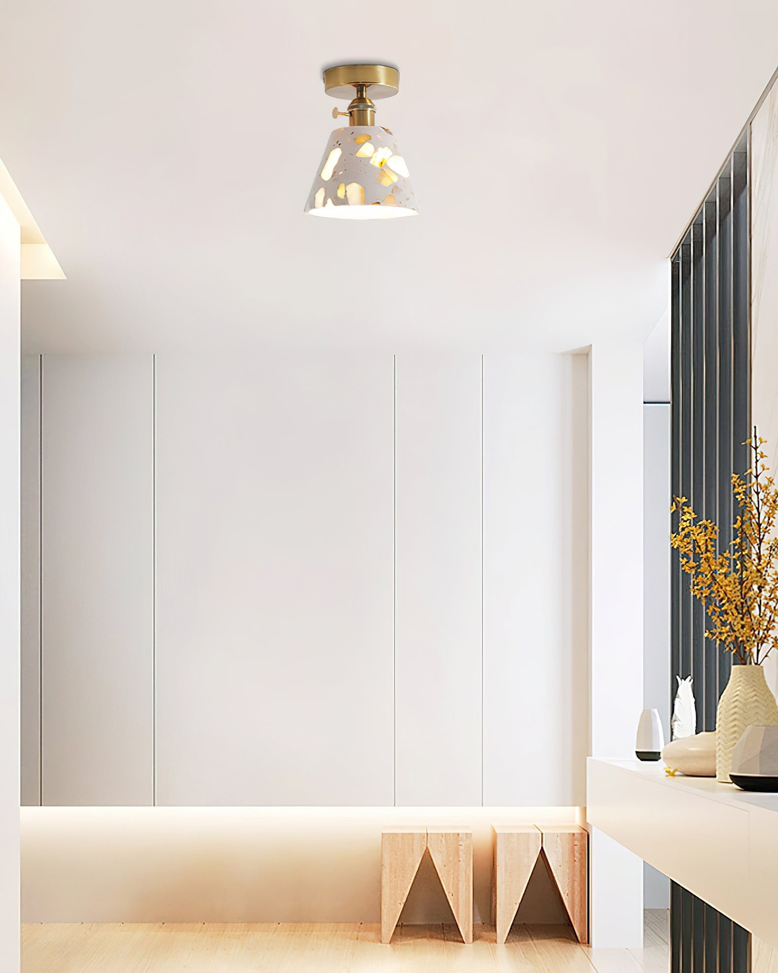 THORNBURY RUSTIC WOODEN CEILING LANTERN