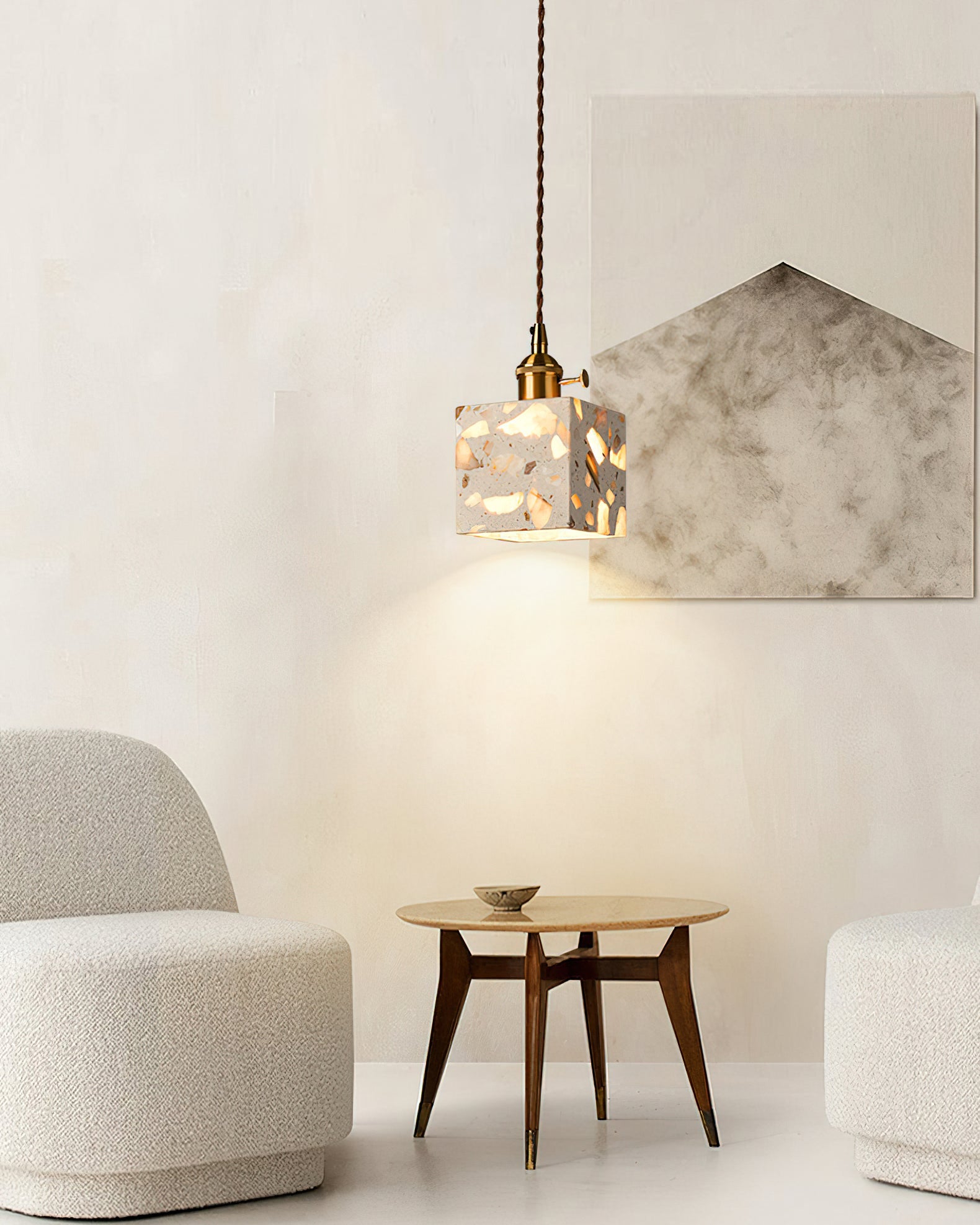 WINDSOR GLAZED CERAMIC HANGING LANTERN