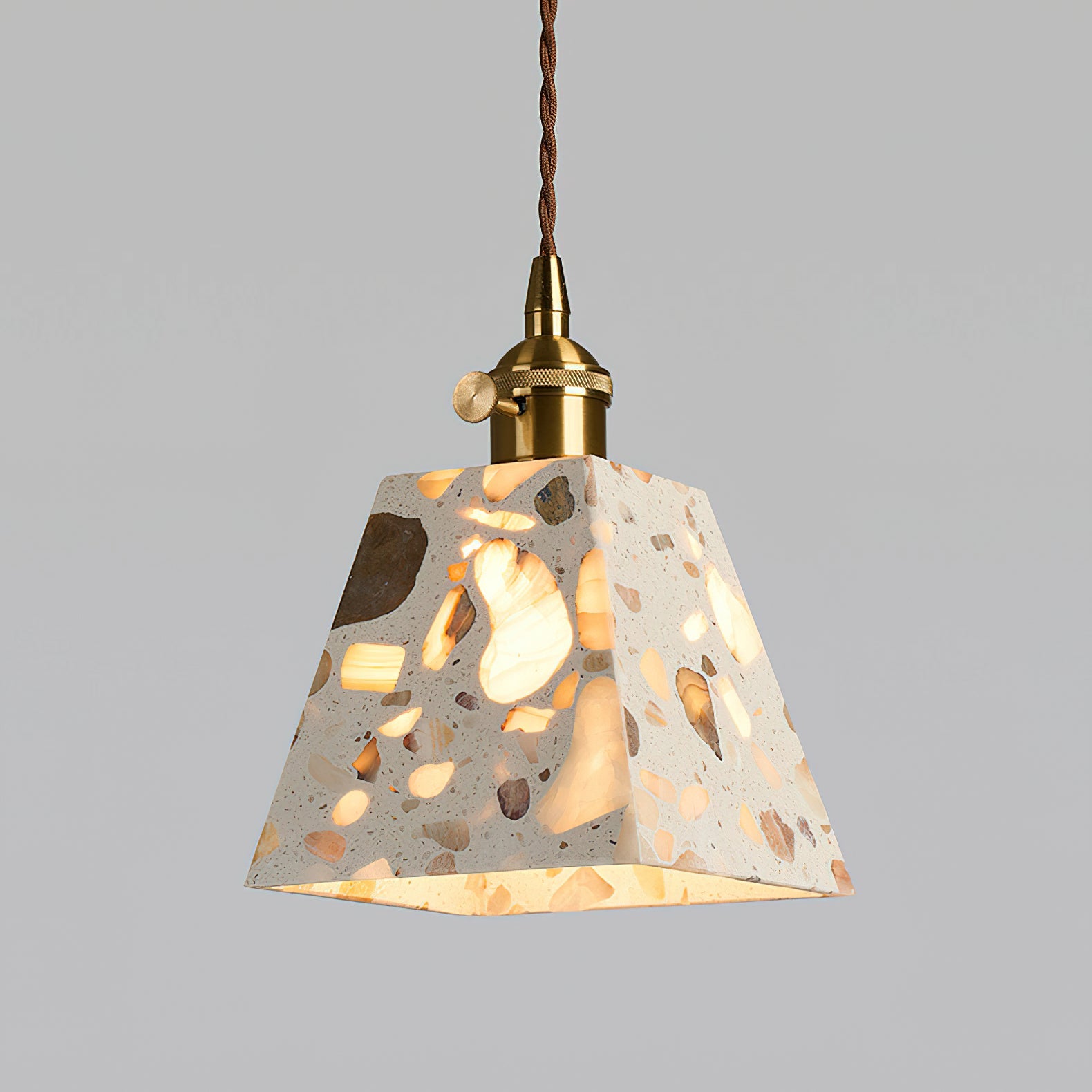 WINDSOR GLAZED CERAMIC HANGING LANTERN