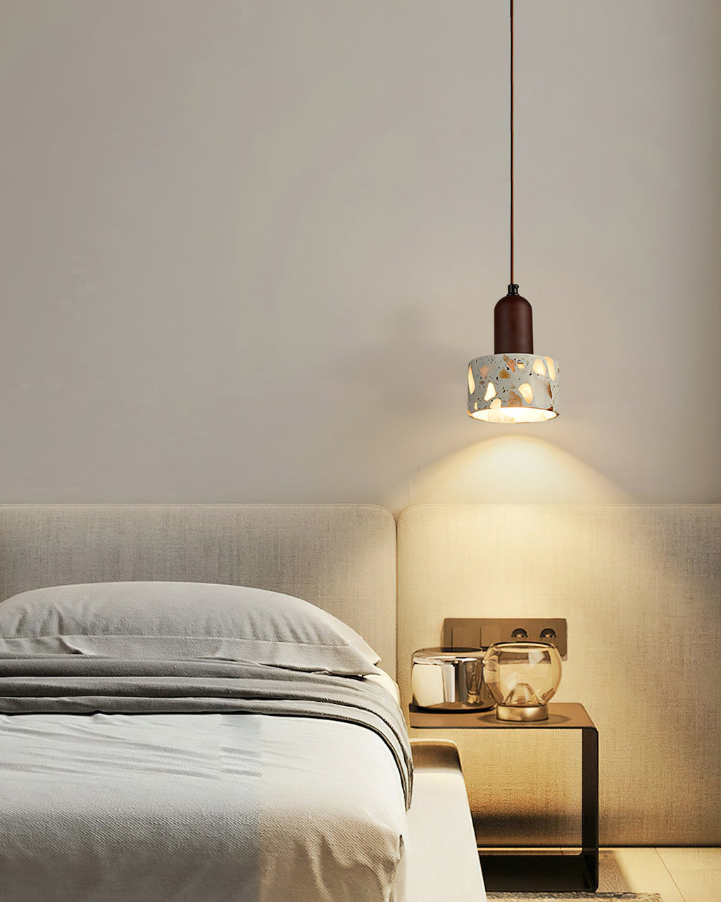 WINDSOR GLAZED CERAMIC HANGING LANTERN