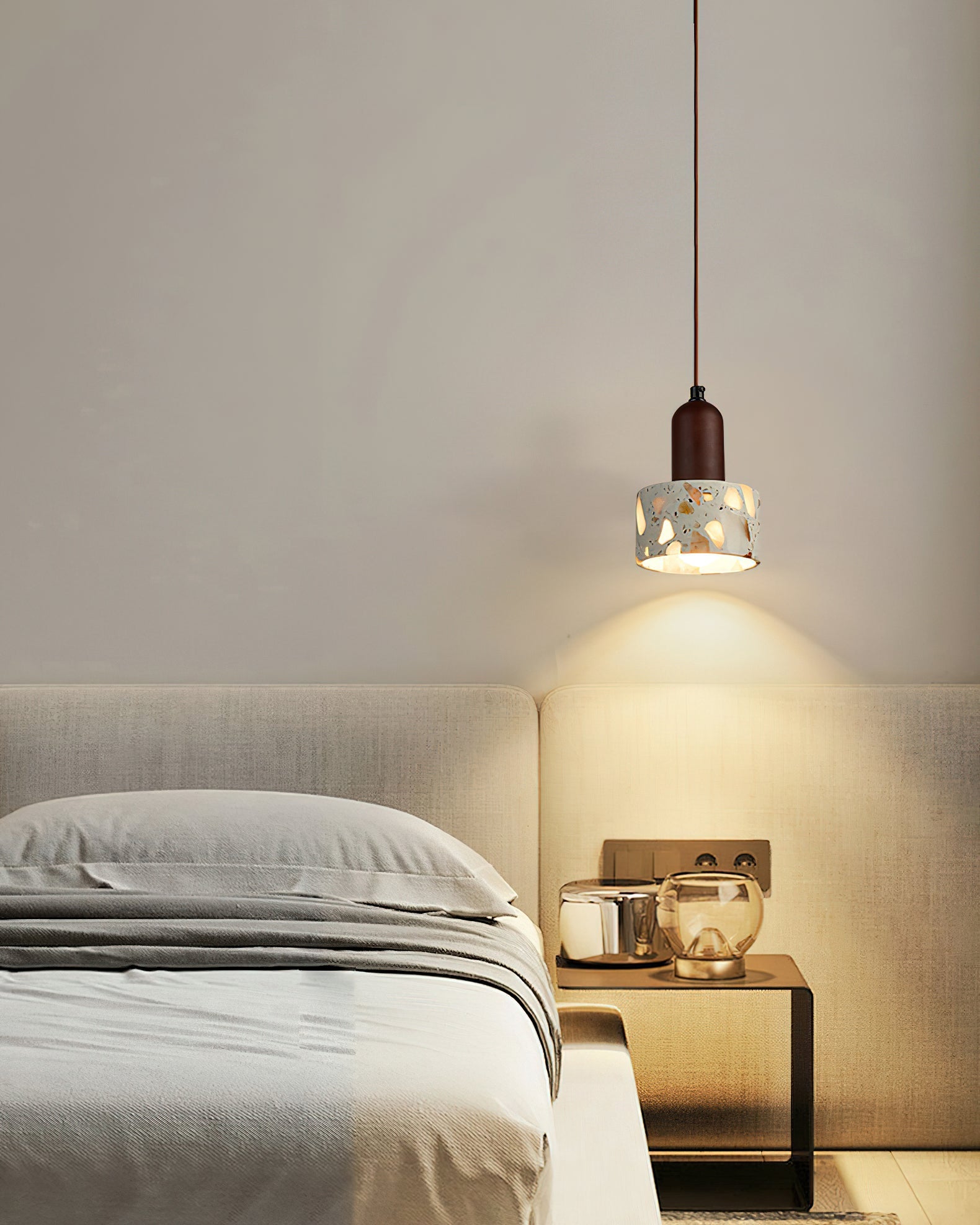WINDSOR GLAZED CERAMIC HANGING LANTERN