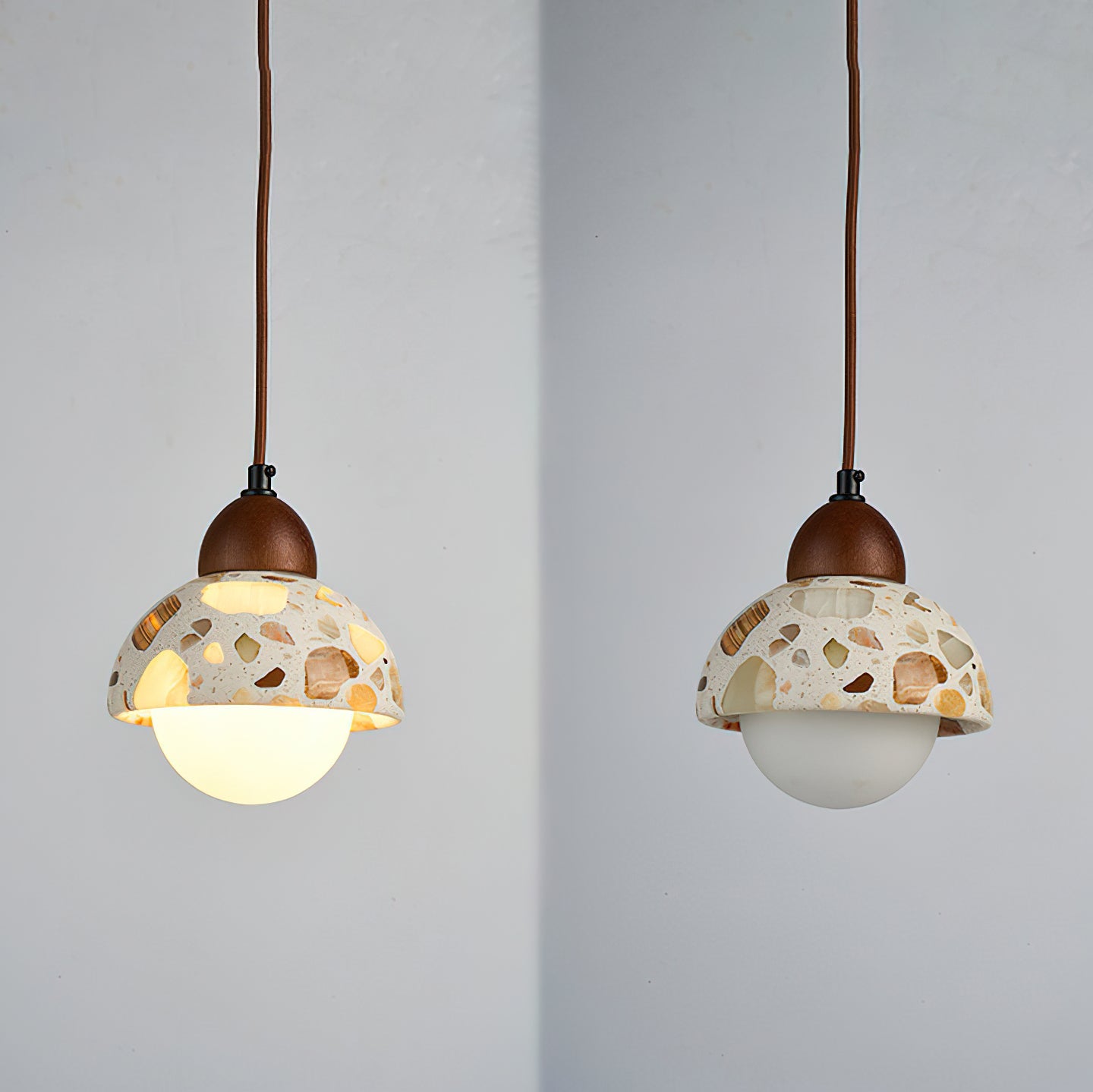 WINDSOR GLAZED CERAMIC HANGING LANTERN