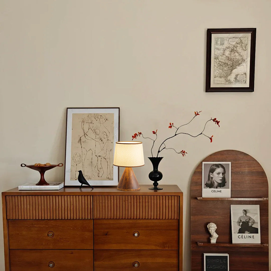 CHARLESTON BELL CURVED TABLE LIGHT