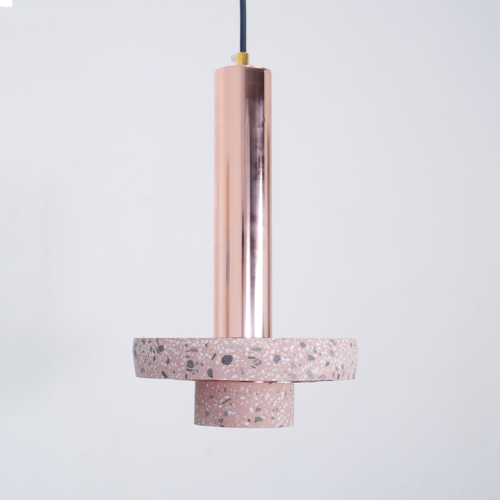 CAROLINE AMBER GLASS HANGING LANTERN